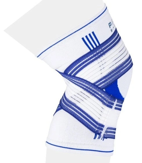 Наколінник Power System PS-6008 Knee Support Pro Blue/White (1шт.) S/M — фото 1