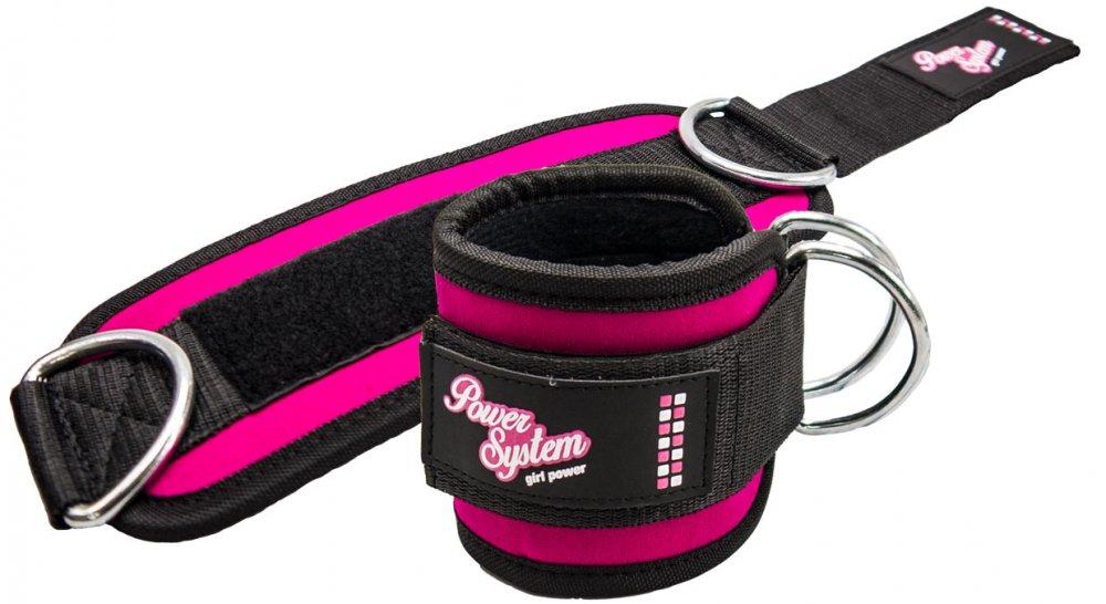 Манжети на щиколотку Power System PS-3450 Ankle Strap Gym Babe Pink — фото 1