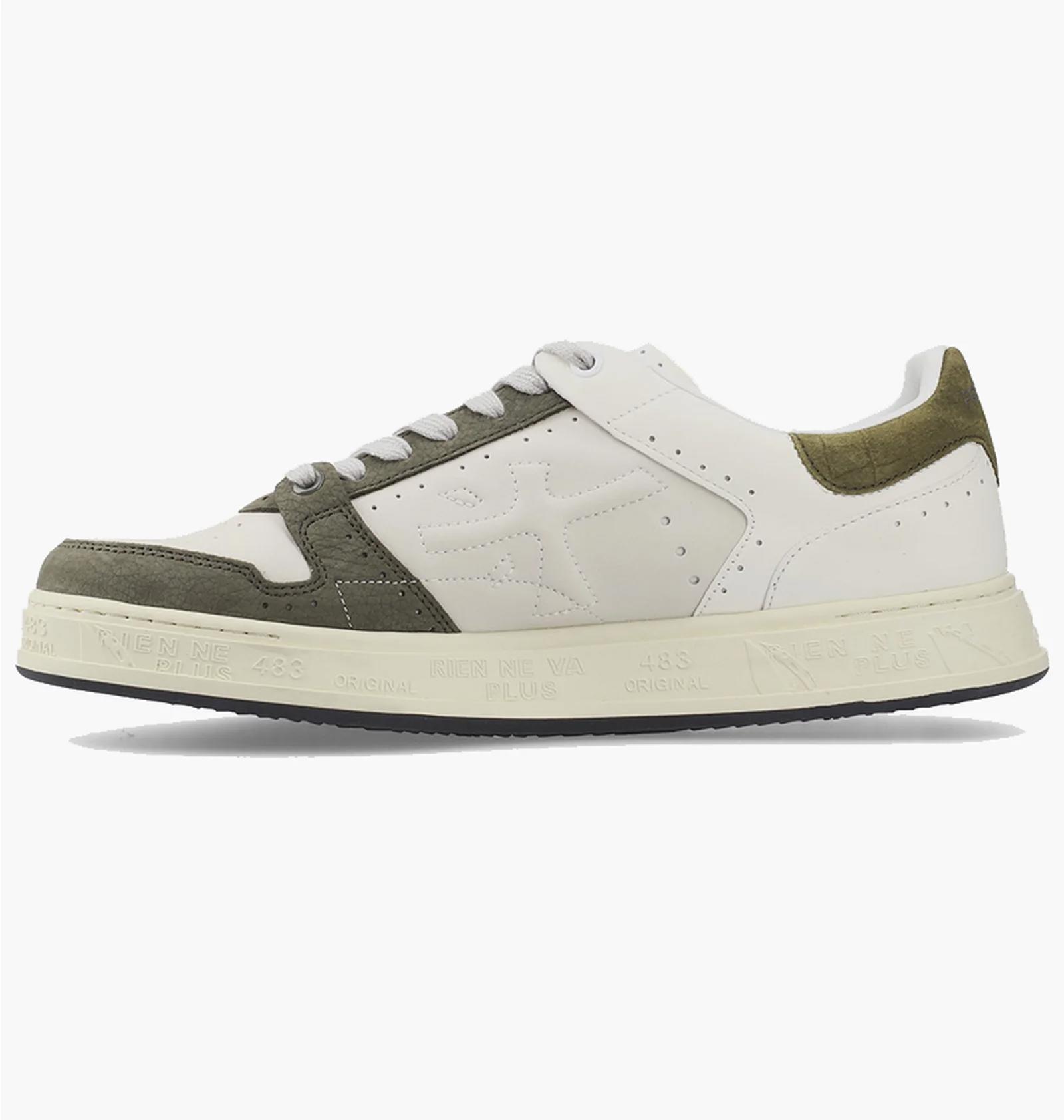 Кросівки чоловічі Premiata Quinn Var.7098 Beige/Olive (QUINN-7637) — фото 1