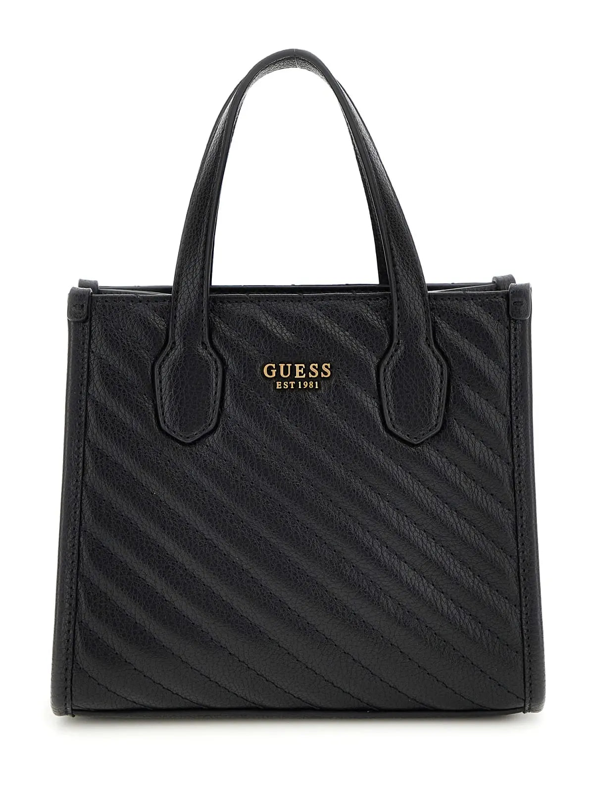 Guess Silvana Double Compartment Mini Tote Black — фото 1