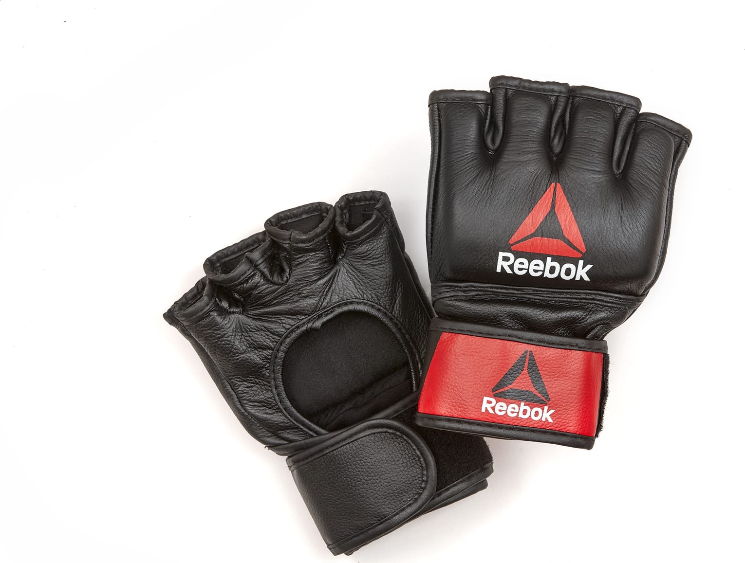 Рукавиці для тренінгу Reebok Mma Gloves Leather (RSCB-10310RDBK) — фото 1