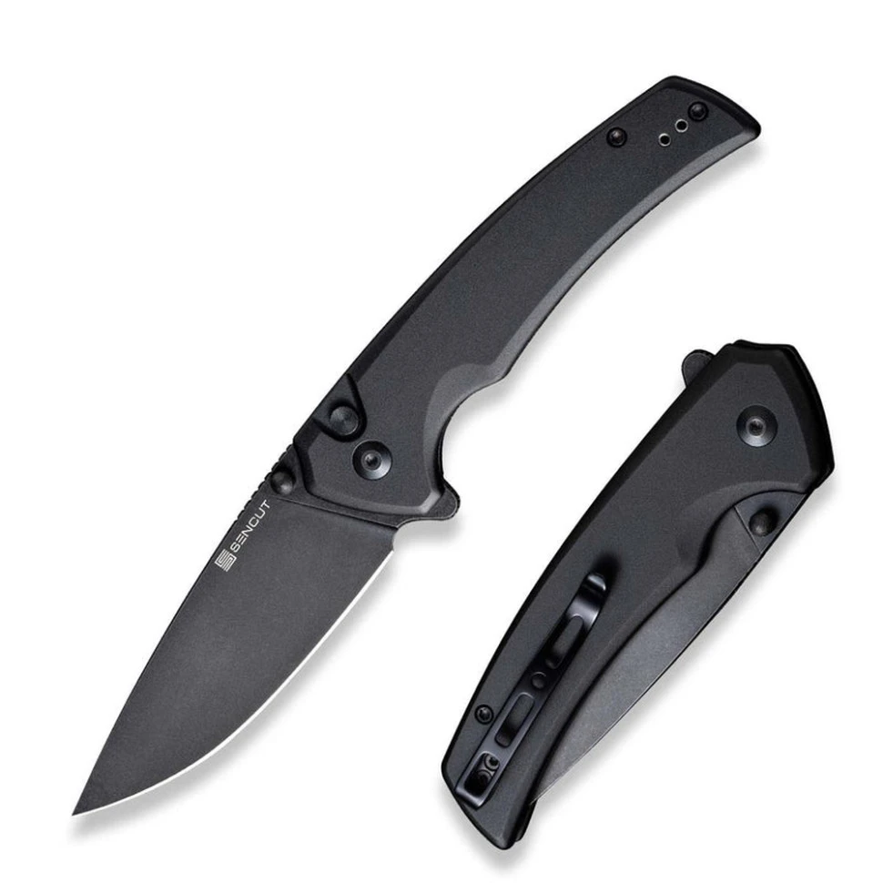 Ніж складаний туристичний Sencut Serene, (8.8 см) D2 / Aluminum чорний — фото 1