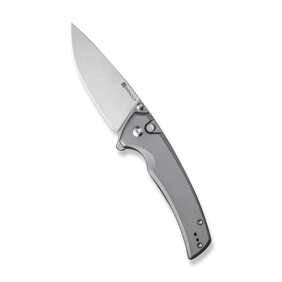 Ніж складаний туристичний Sencut Serene, (8.8 см) D2 / Aluminum сірий — фото 1