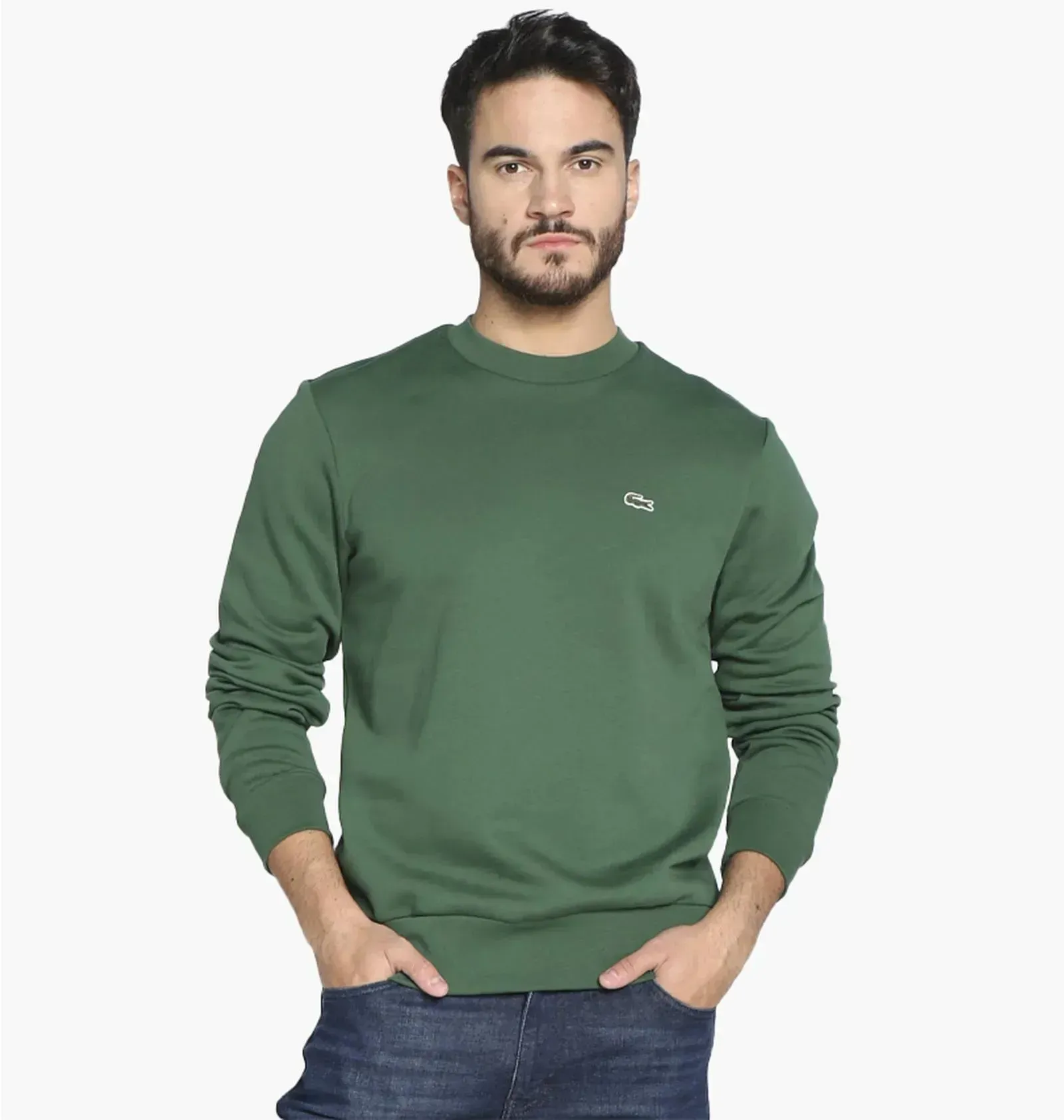 Зелений світшот Lacoste Logo — фото 1