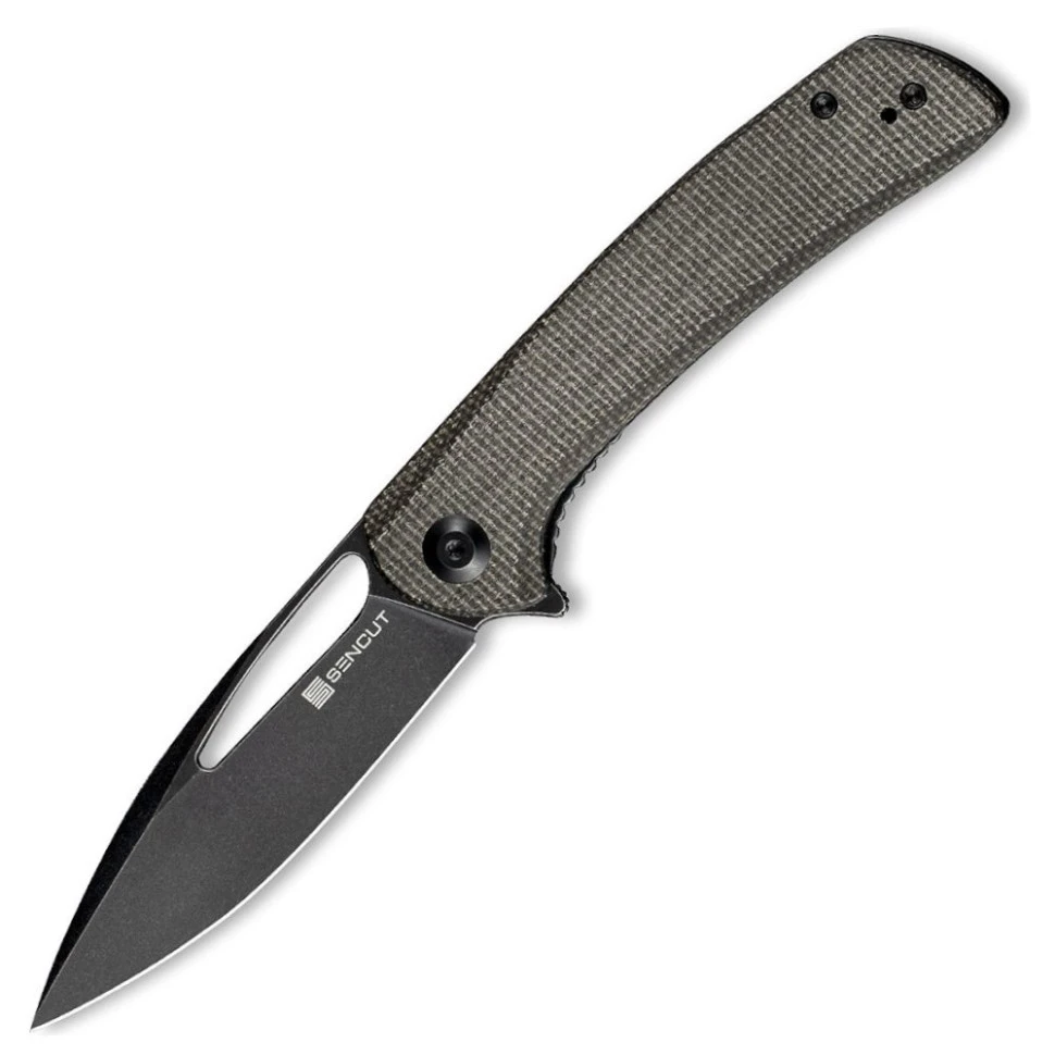 Ніж складаний туристичний Sencut Honoris, (8.8 см) 9Cr18MoV / Micarta сірий — фото 1