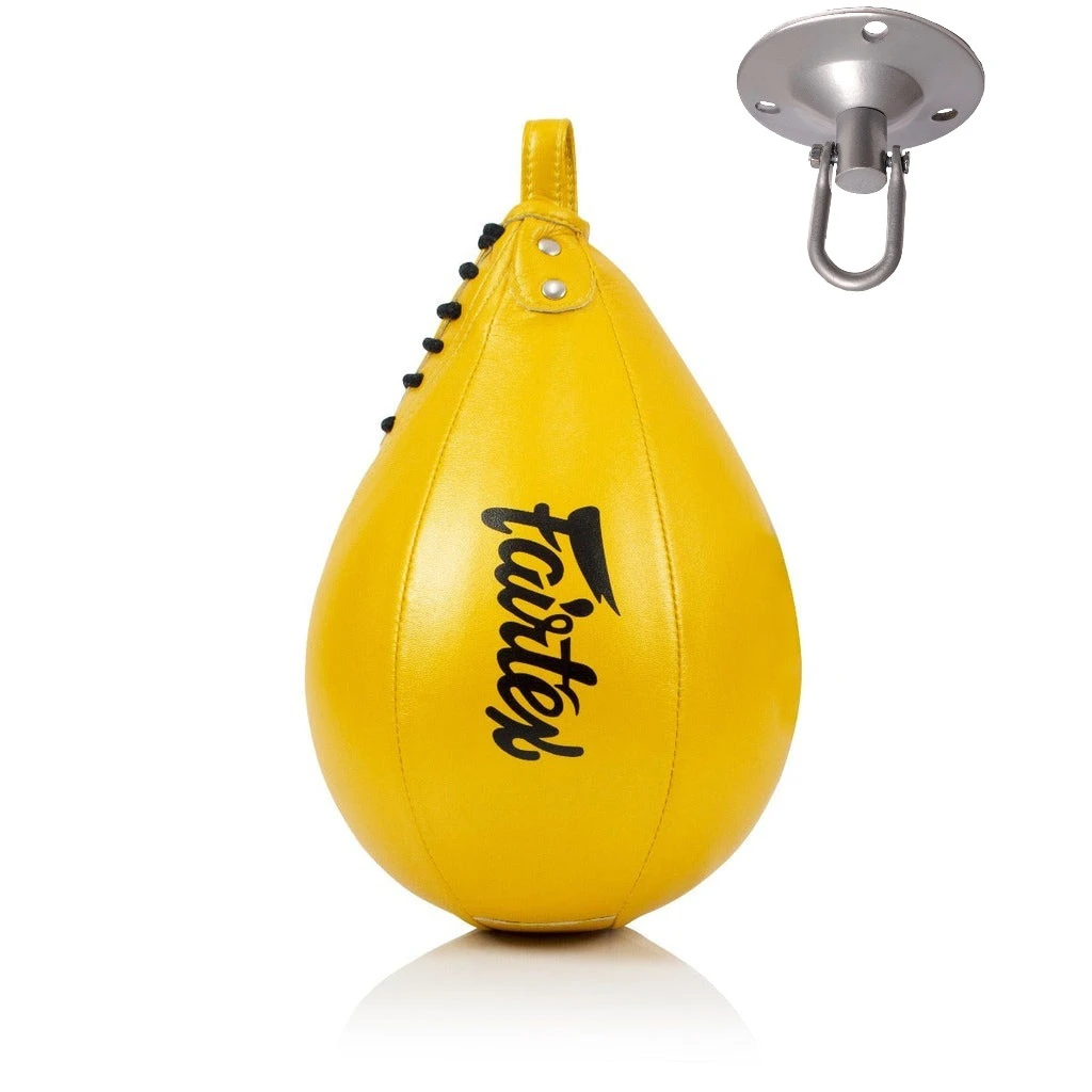 Пневмогруша боксерська Fairtex SB1 Yellow + кріплення — фото 1