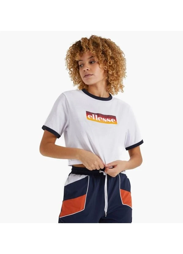 Футболка жіноча Ellesse Flide Crop T-Shirt (SGI11072-WHITE) — фото 1