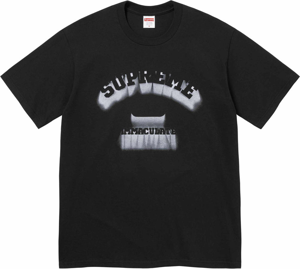 Футболка Supreme Shadow Tee Heather black — фото 1