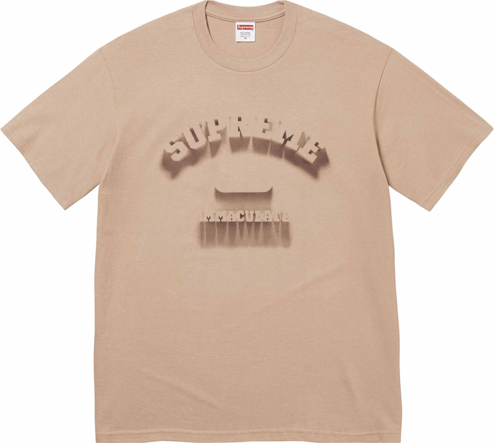 Футболка Supreme Shadow Tee Heather khaki — фото 1