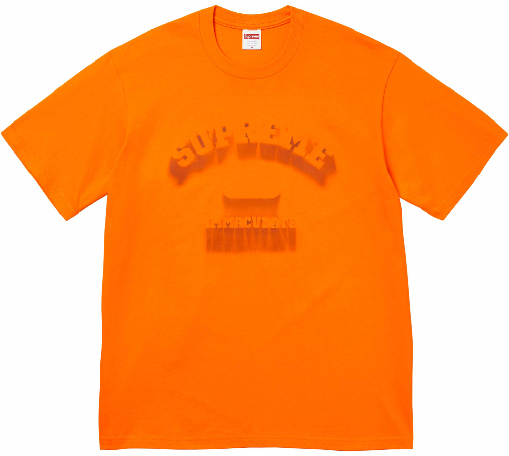 Футболка Supreme Shadow Tee Heather orange — фото 1