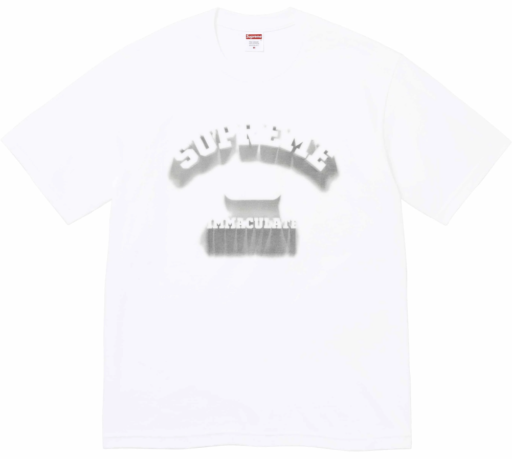 Футболка Supreme Shadow Tee Heather white — фото 1