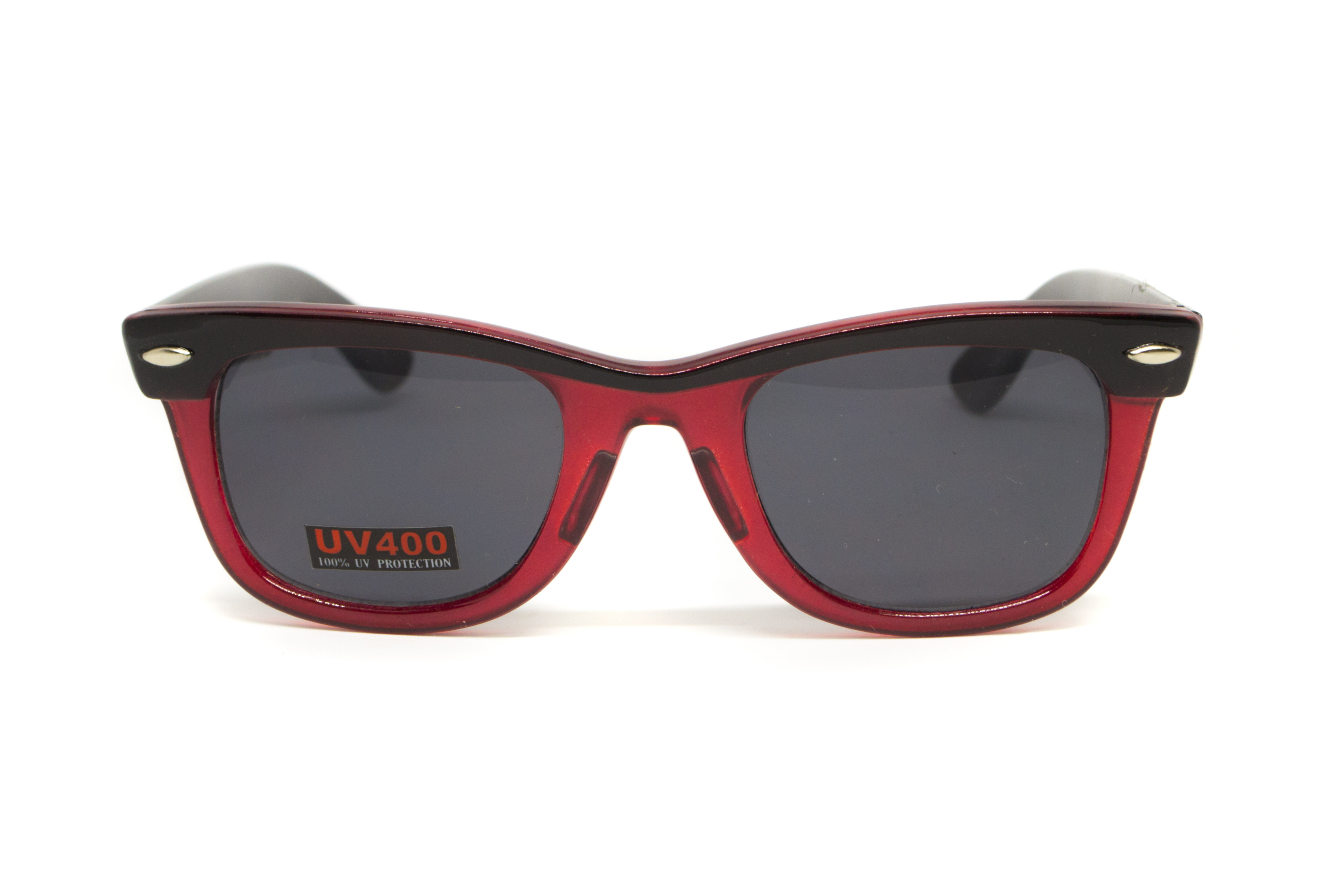 Очки защитные открытые Swag Hipster-4 Red (gray) серые — фото 3