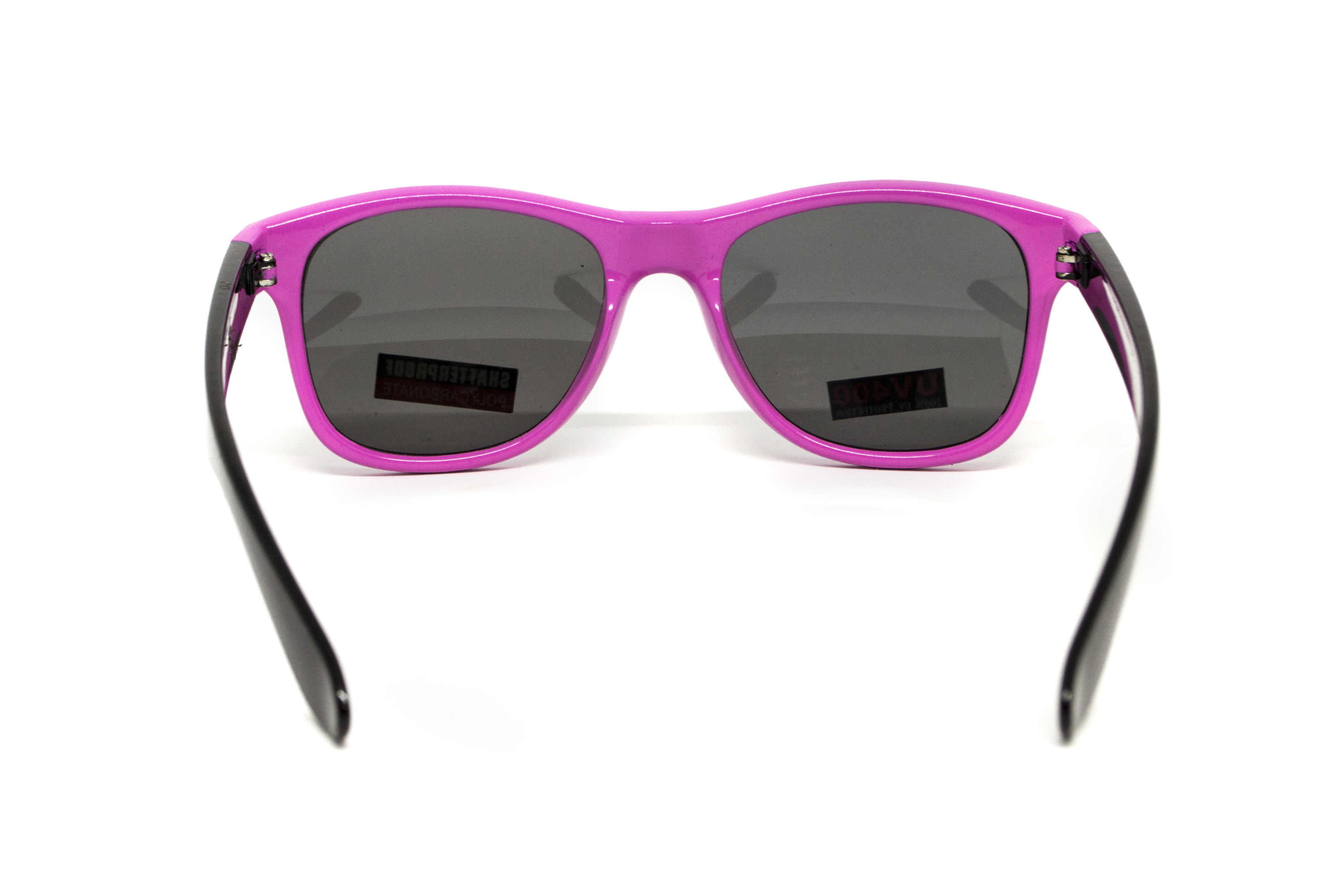 Очки защитные открытые Swag Hipster-B Pink (Flash mirror) зеркальные серые — фото 5