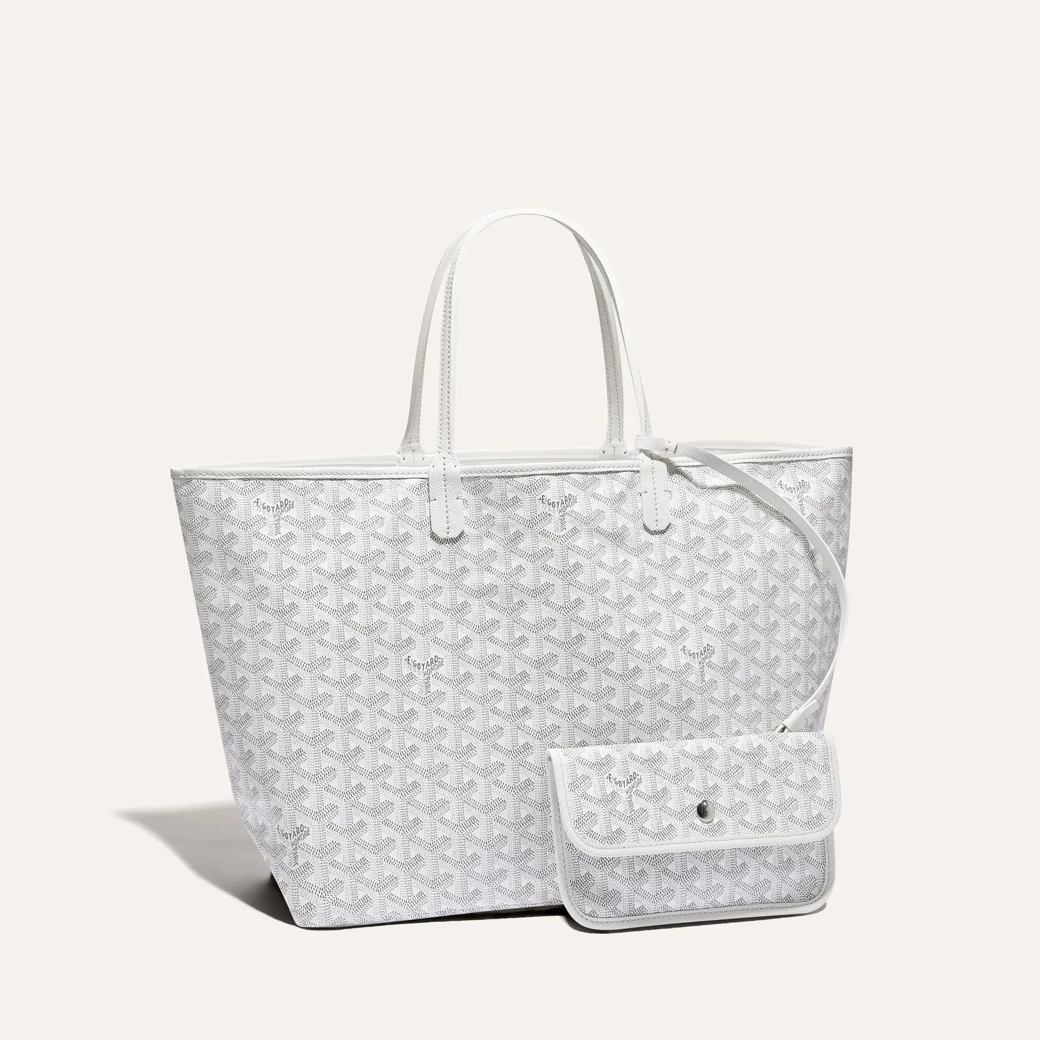 Goyard Saint Louis PM Bag White — фото 1