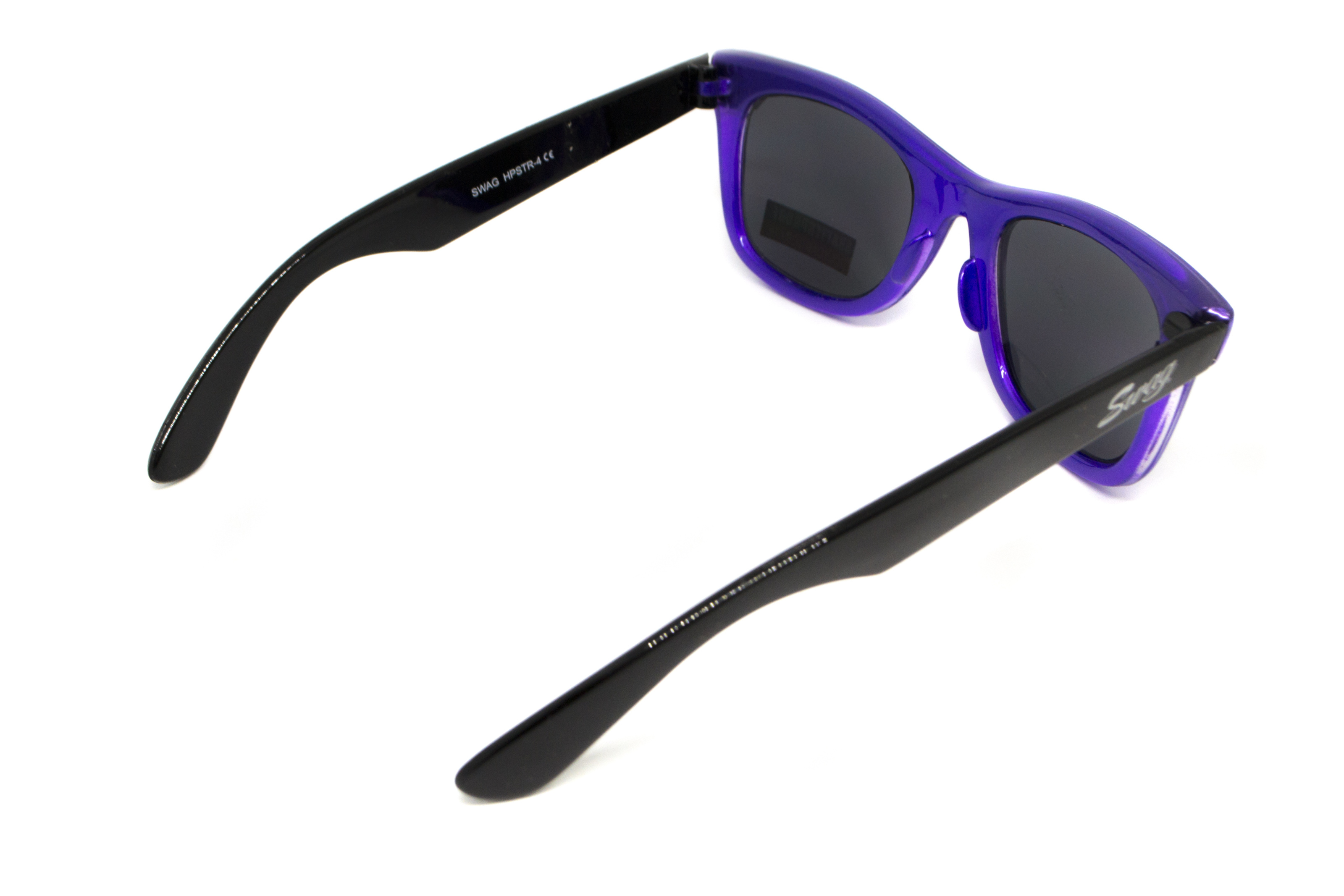 Очки защитные открытые Swag Hipster-4 Purple (gray) серые — фото 6