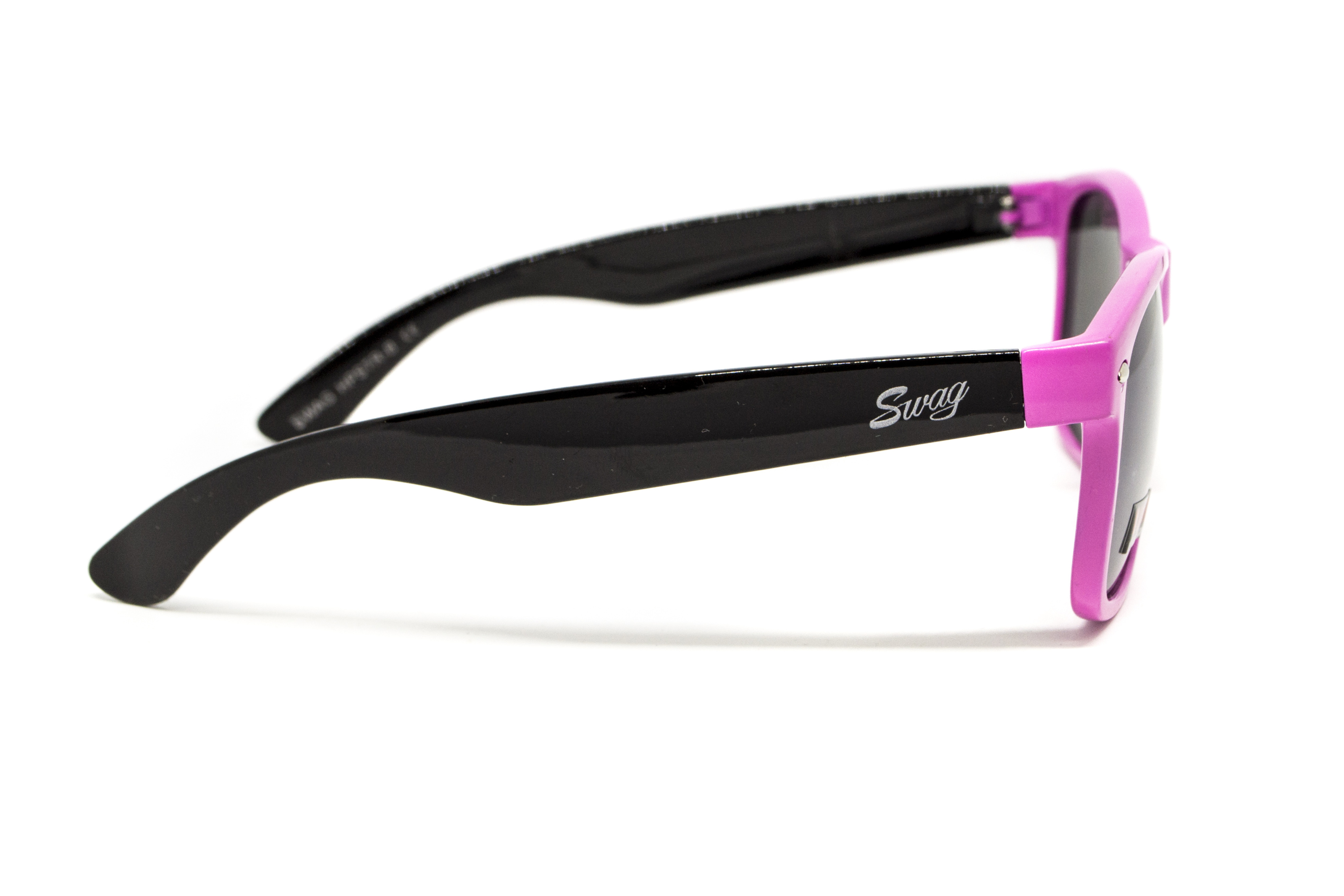 Очки защитные открытые Swag Hipster-B Pink (Flash mirror) зеркальные серые — фото 4