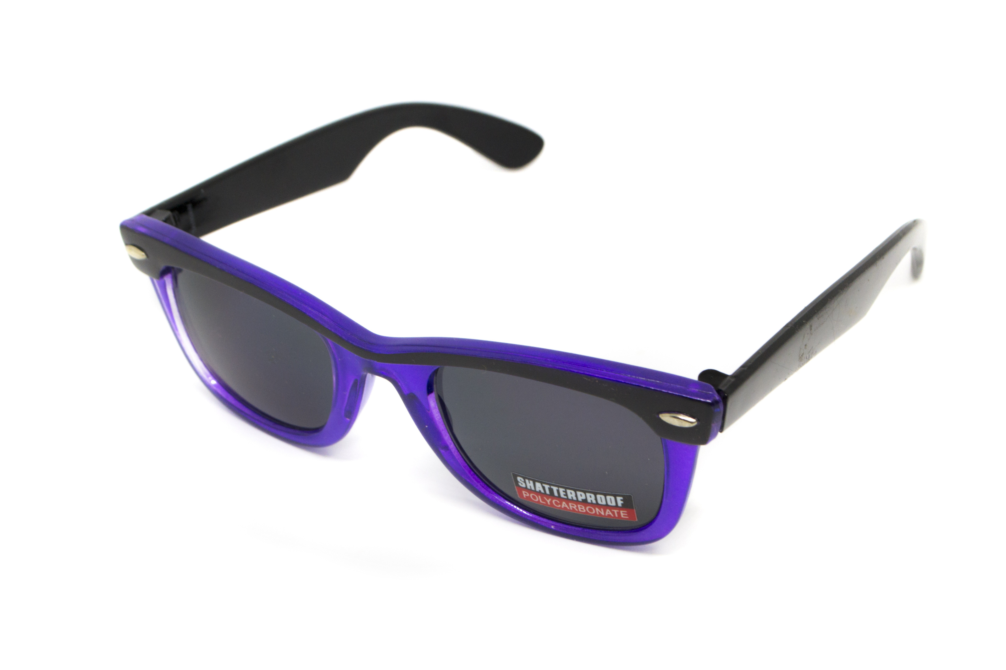 Очки защитные открытые Swag Hipster-4 Purple (gray) серые — фото 2