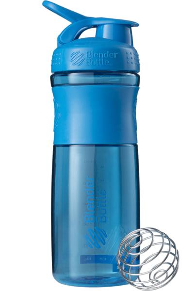 Шейкер спортивний (пляшка) BlenderBottle SportMixer Flip 28oz/820ml Cyan — фото 1