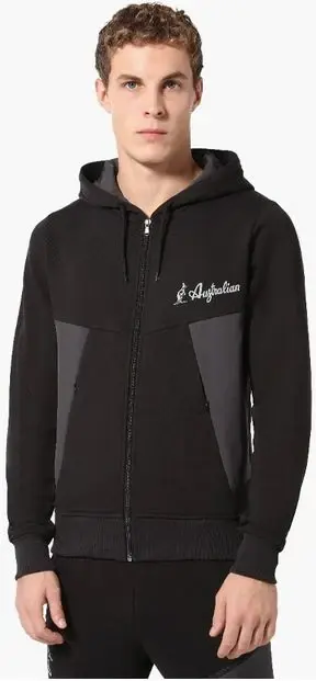 Кофта чоловіча Australian Fullzip Hoodie In Winter Fleece And Slam Inserts (SWUGC0040-003) — фото 2