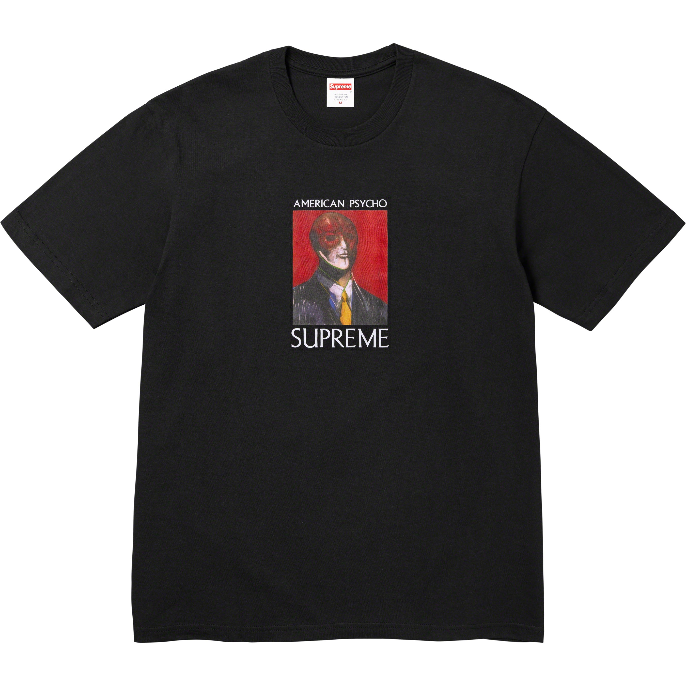 Футболка Supreme American Psycho Tee Black — фото 1
