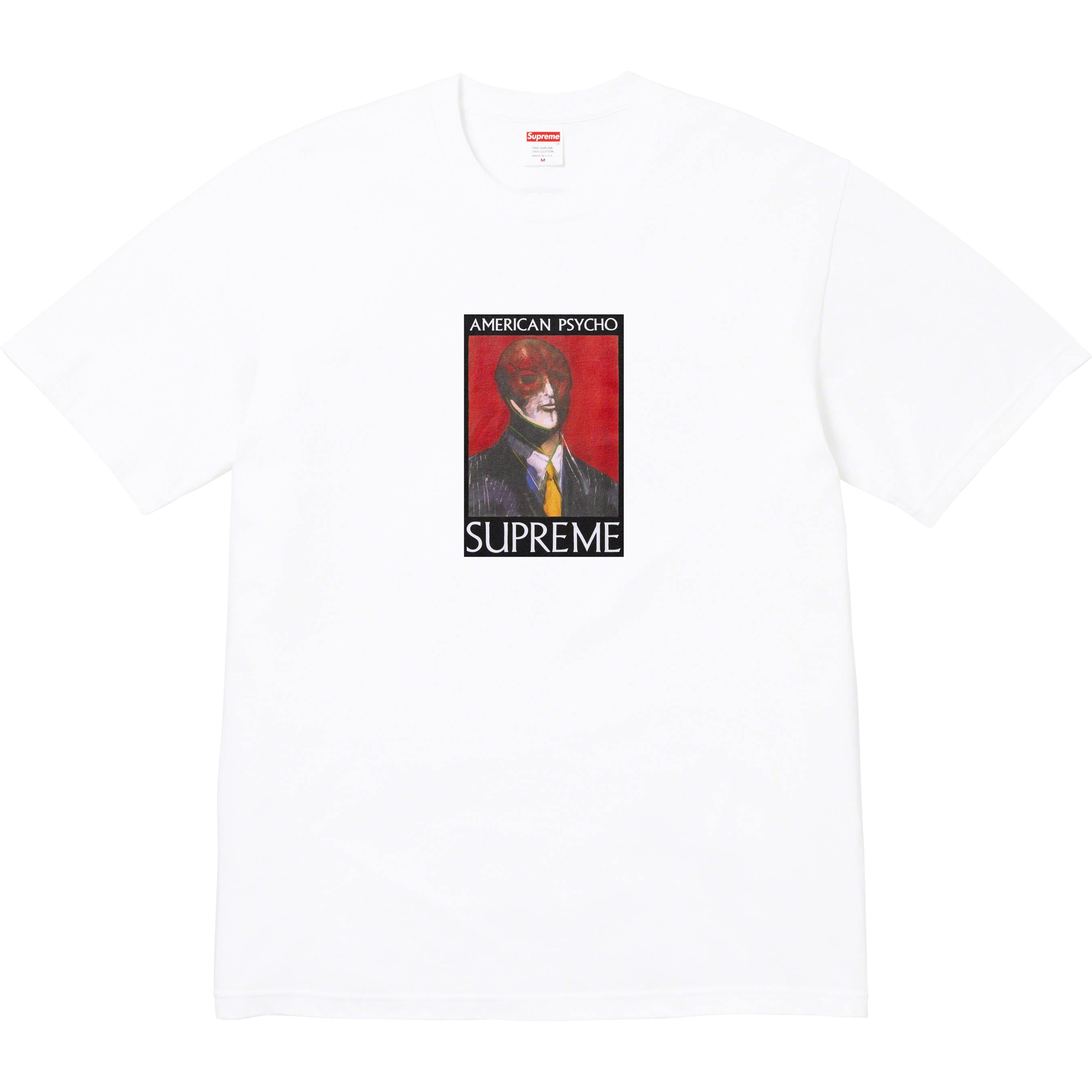 Футболка Supreme American Psycho Tee White — фото 1
