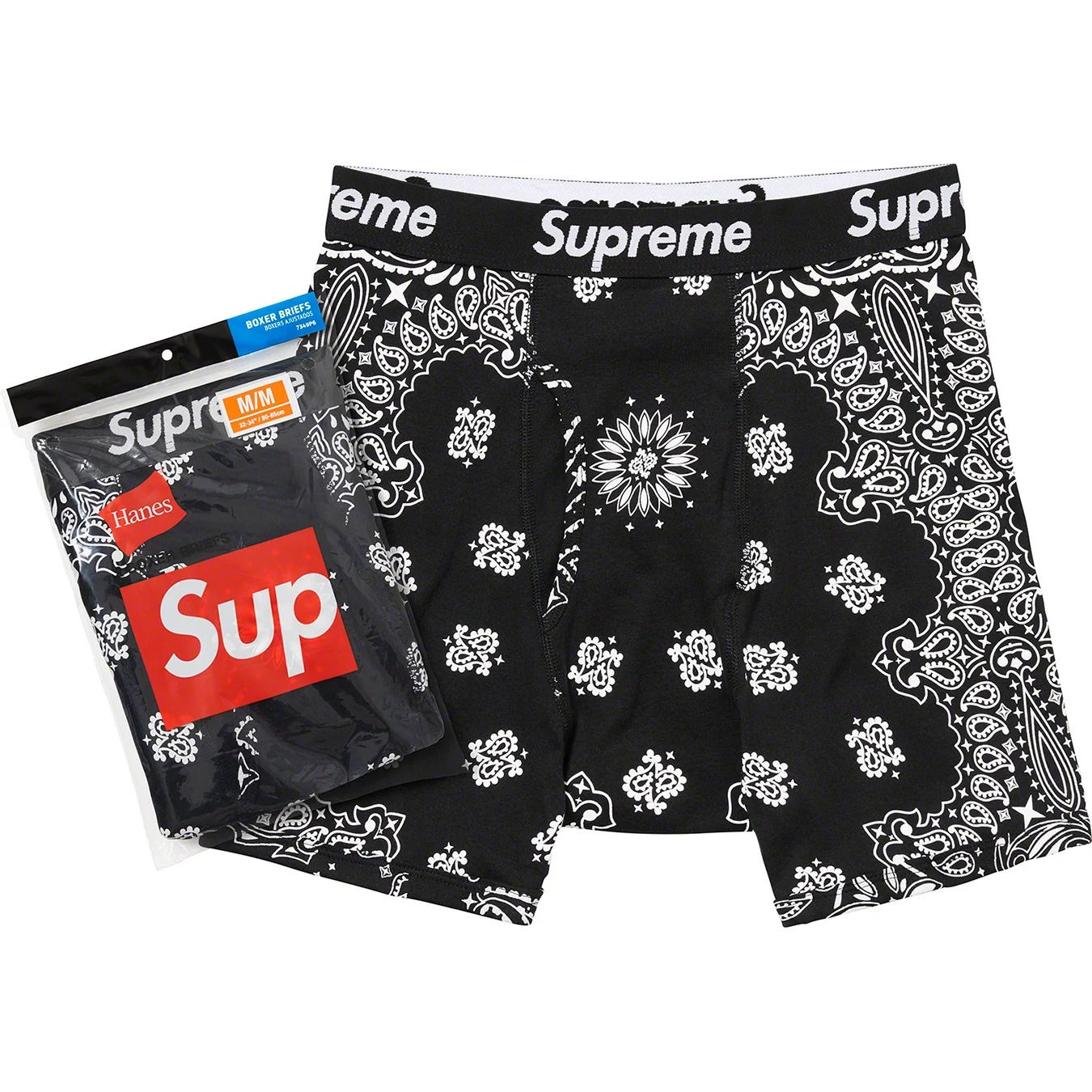 Боксери SUPREME®/HANES® Bandana Boxer Briefs (2 Pack) — фото 1