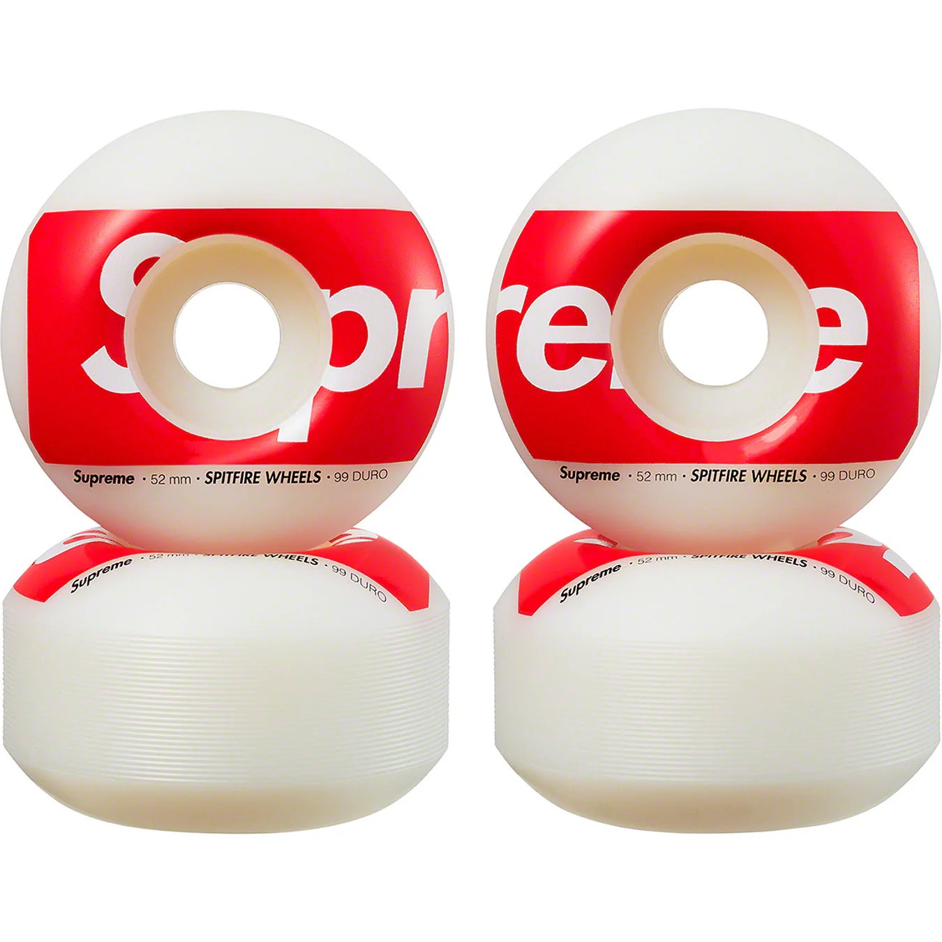 Supreme®/Spitfire® Shop Wheels White (Set Of 4) — фото 1