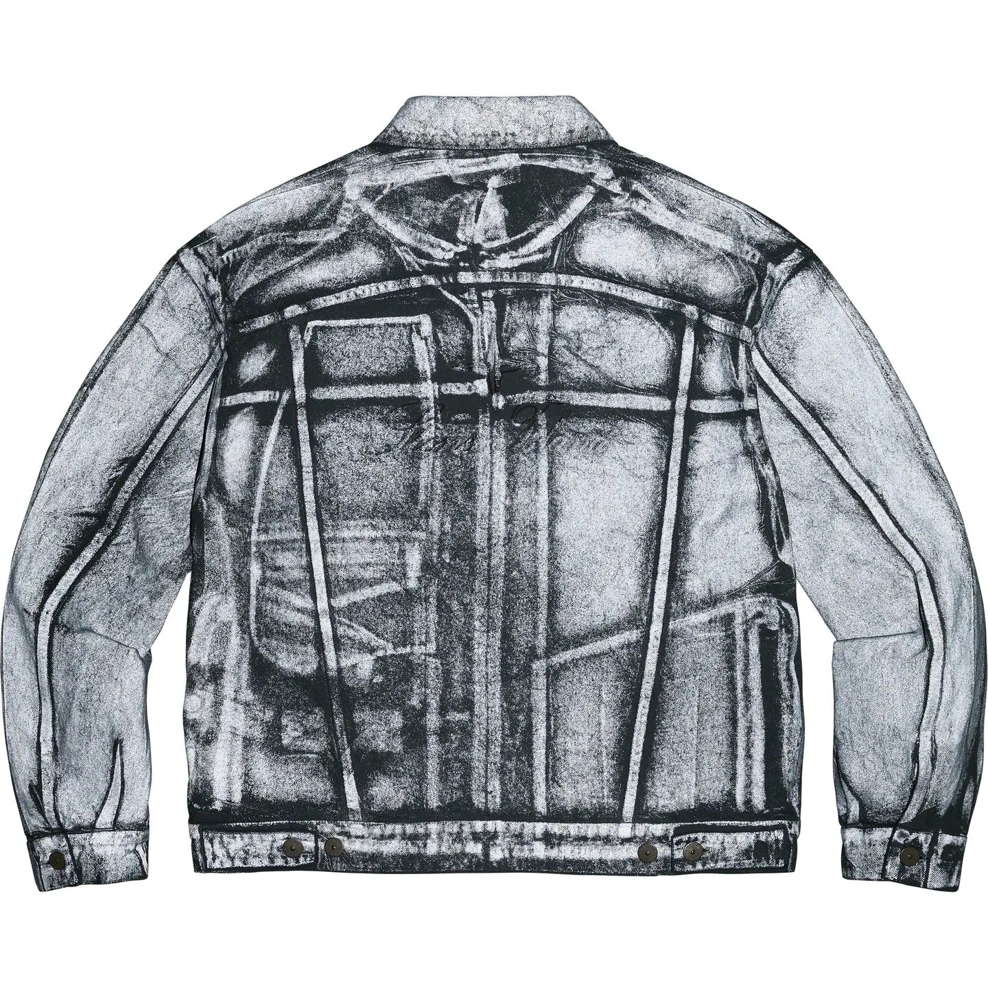 Куртка Supreme®/Stone Island® Denim Trucker Jacket — фото 1