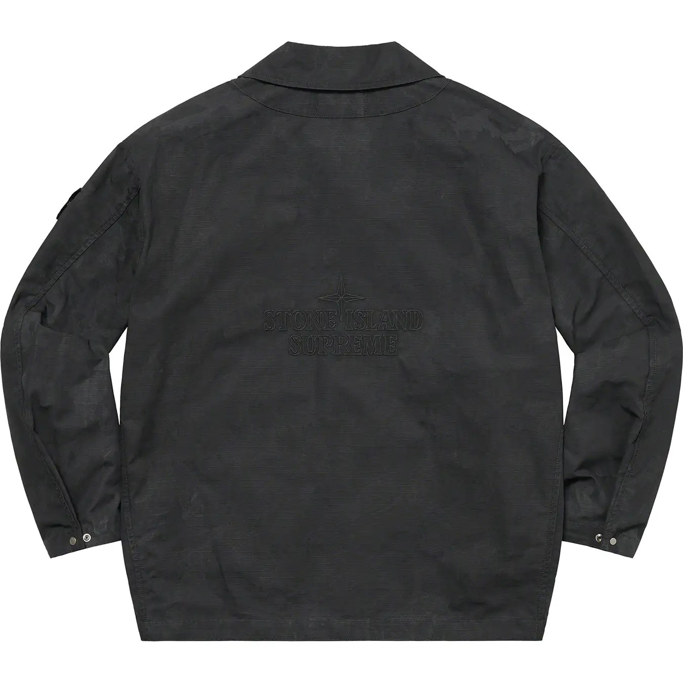 Куртка Supreme®/Stone Island® Reactive Ice Camo Ripstop Jacket Tan — фото 1