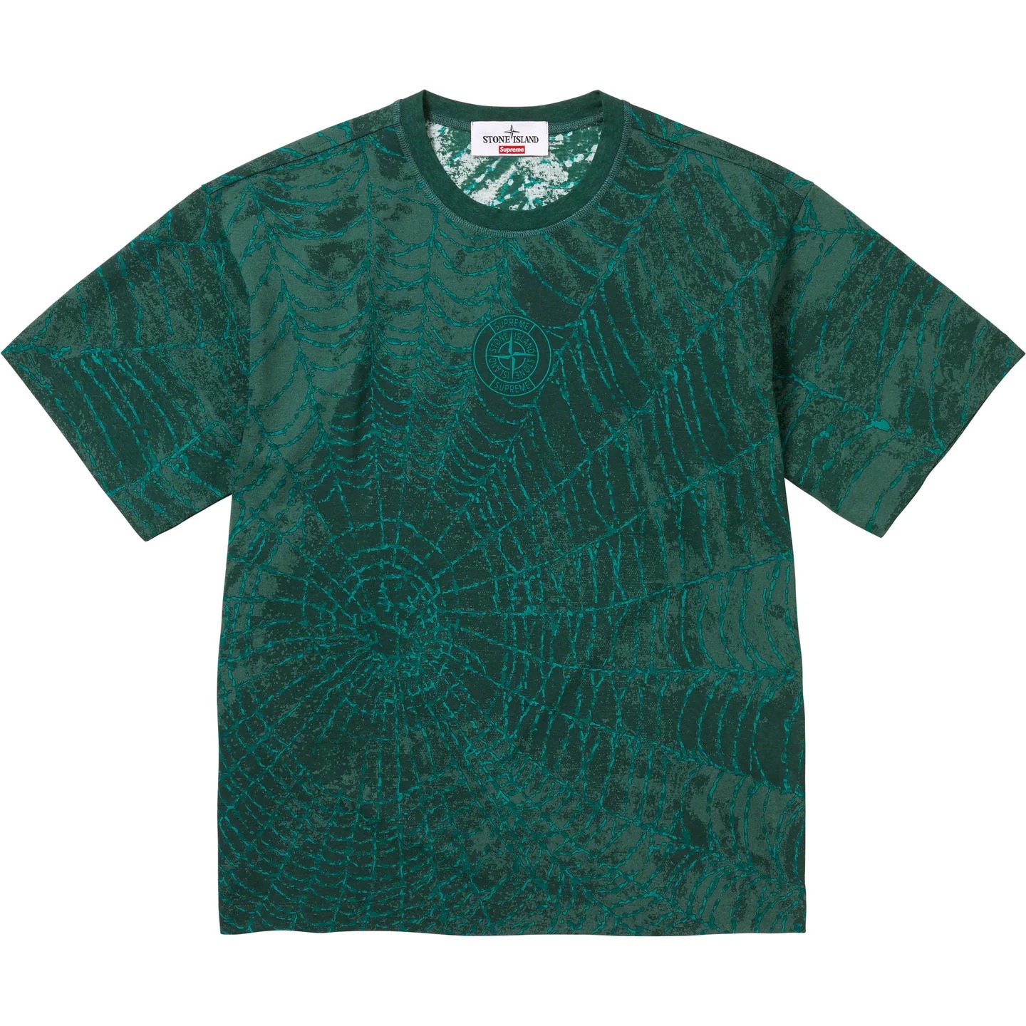 Футболка Supreme®/Stone Island® S/S Top Dark Green — фото 1