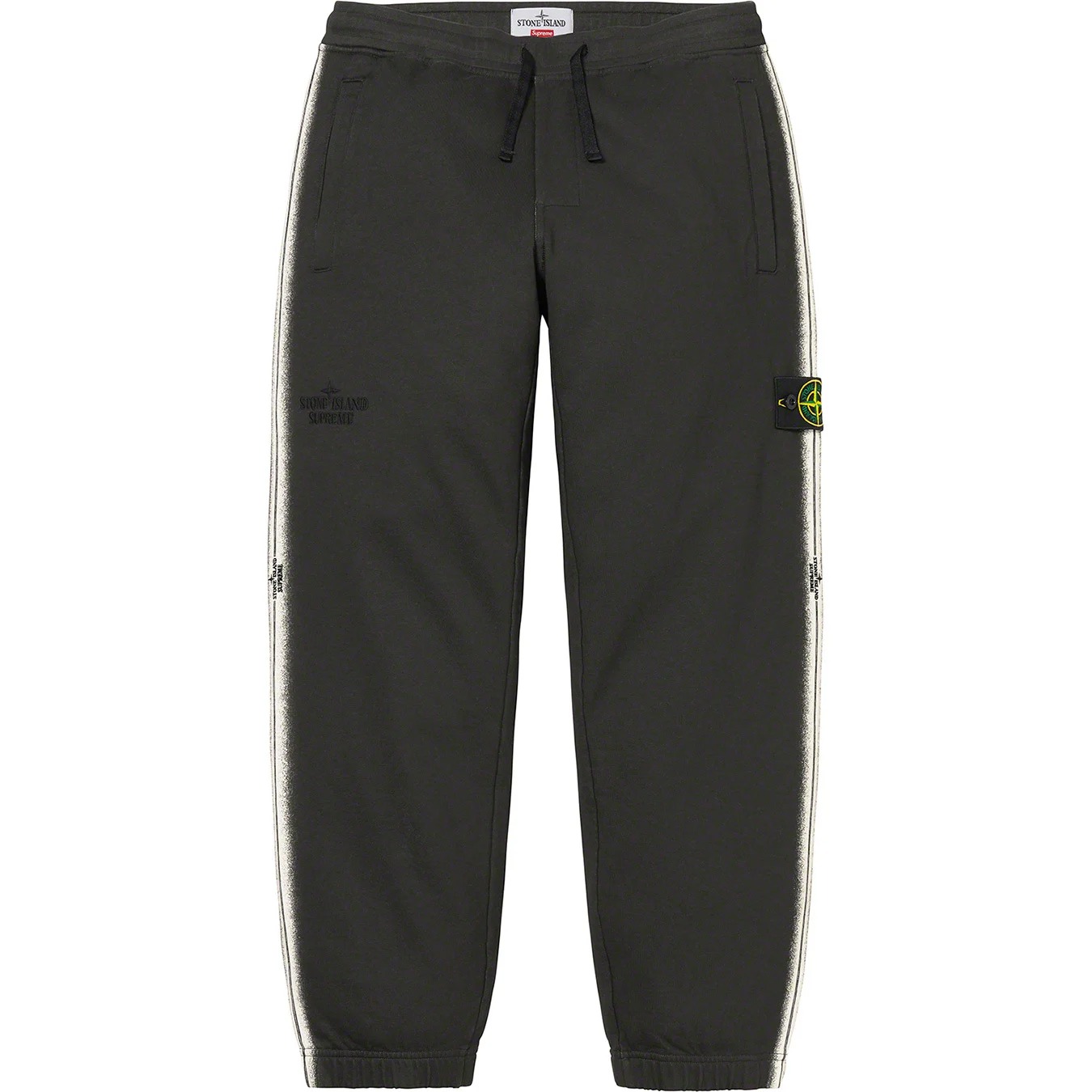 Штани Supreme/Stone Island Stripe Sweatpant — фото 1
