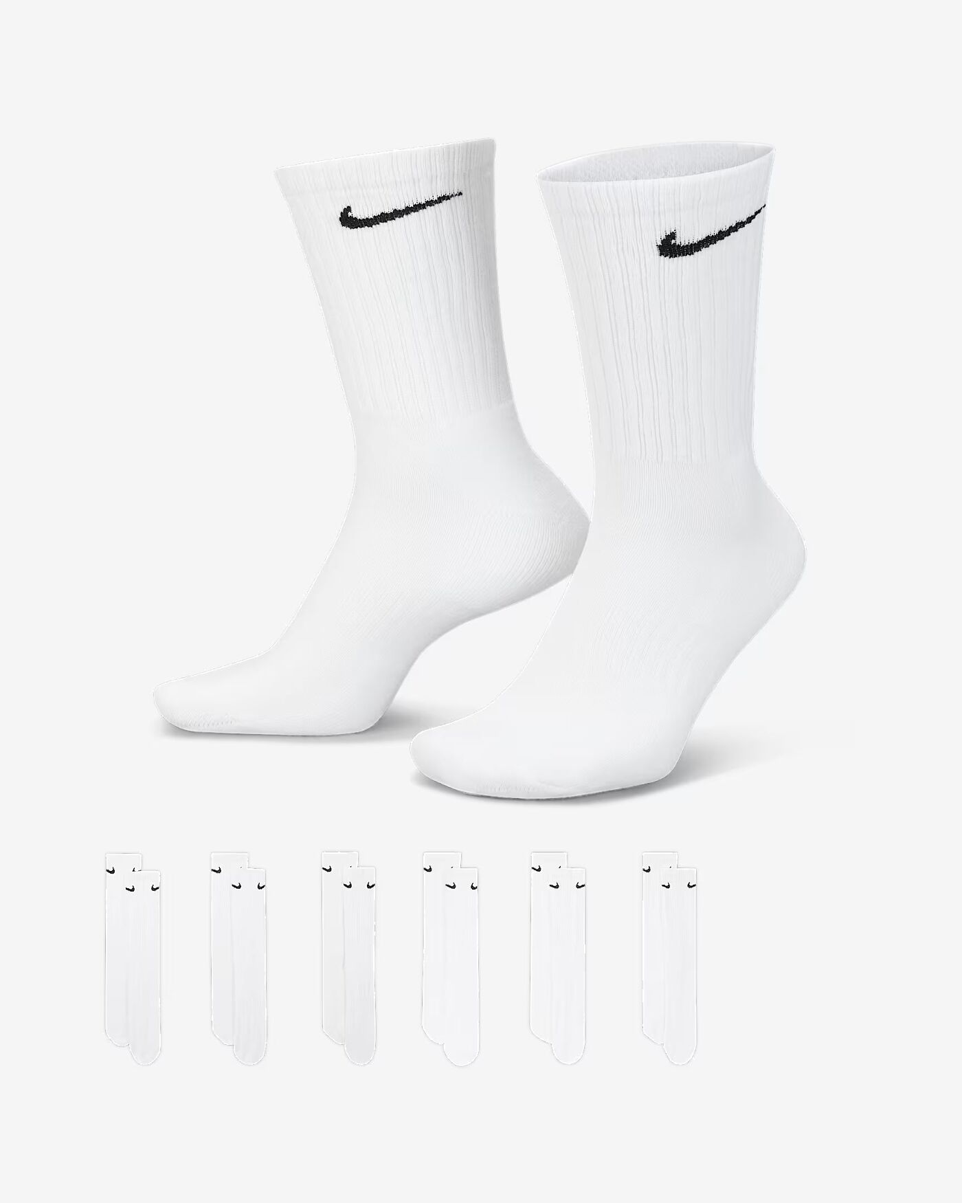 Шкарпетки Nike Everyday Cushioned Crew 6PR — фото 1