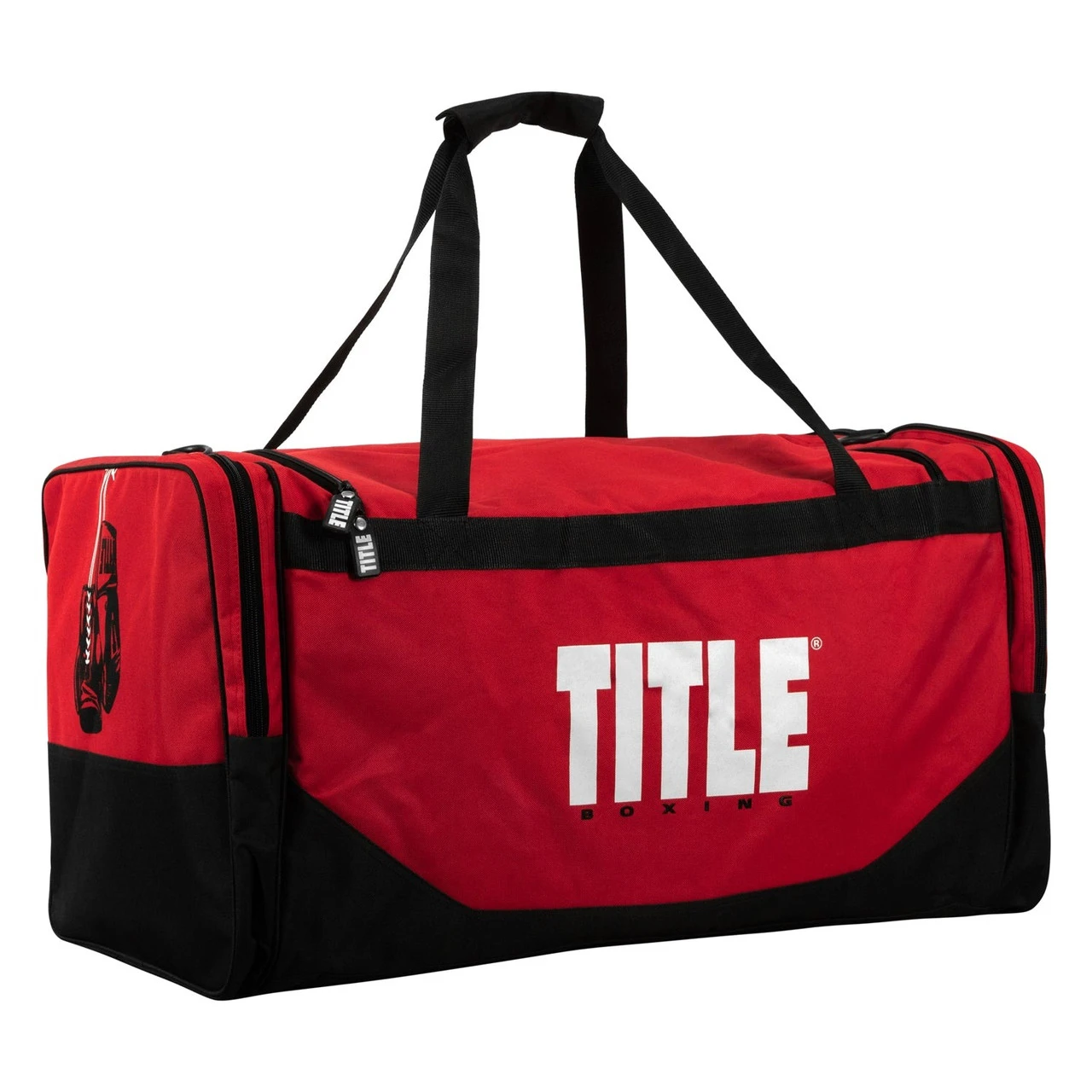 Спортивна сумка TITLE Boxing Deluxe Gear Bag Red (70л.) — фото 1