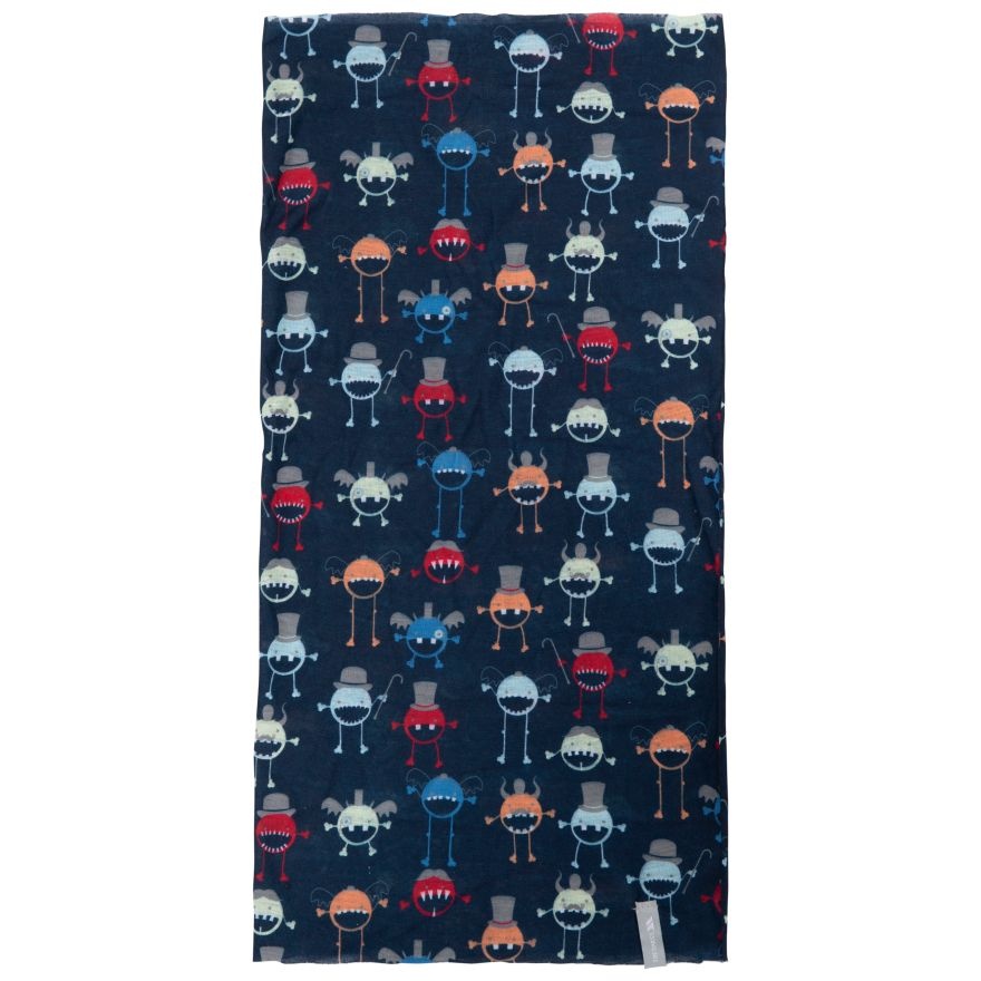 Бафф MONSTERBALL - KIDS FACE COVERING UCHSSCTR0001-NAVY MONSTER PRINT Trespass TU Темно-синій — фото 2