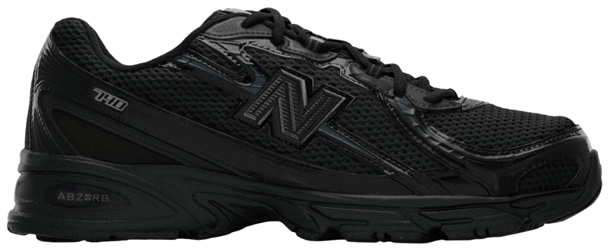 Кросівки New Balance 740 Triple Black Patent — фото 1