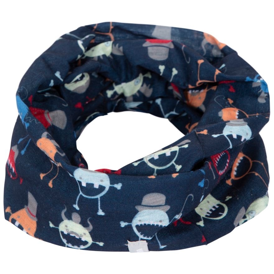 Бафф MONSTERBALL - KIDS FACE COVERING UCHSSCTR0001-NAVY MONSTER PRINT Trespass TU Темно-синій — фото 1