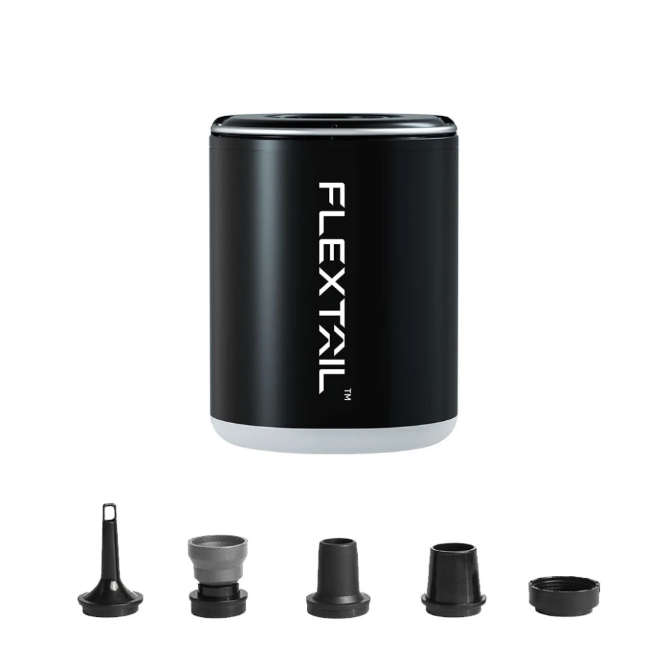 Насос-ліхтар кемпінговий Flextail Tiny Pump 2X, чорний — фото 1