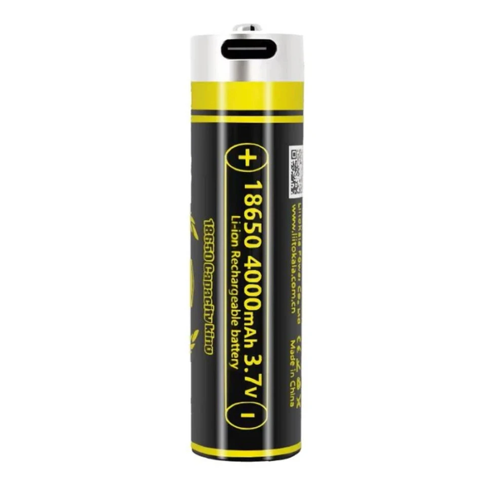 Акумулятор LiitoKala USB-King4000 18650 на 4000 mAh з USB — фото 1