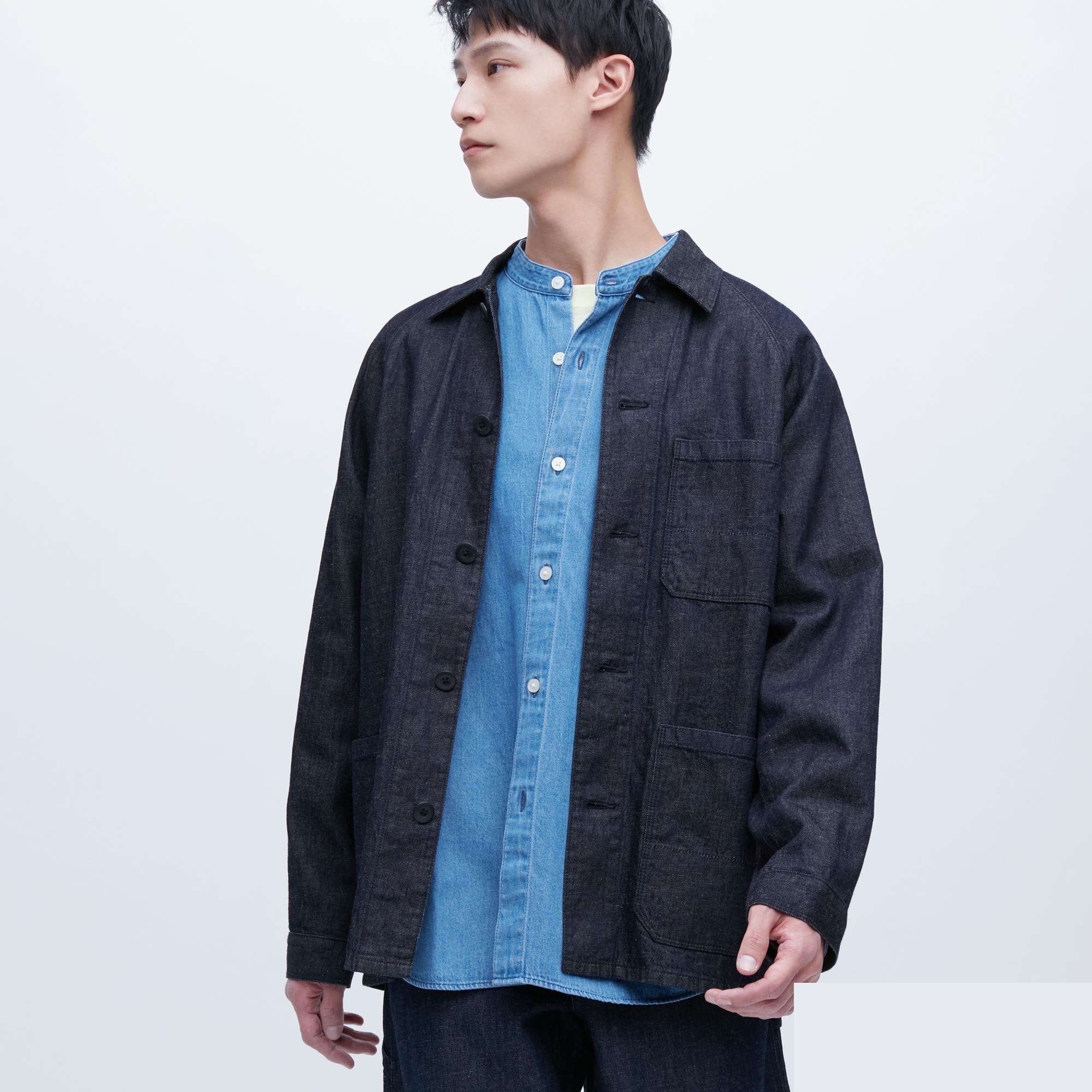 Куртка-сорочка з льону Uniqlo на гудзиках 1159791160 — фото 1