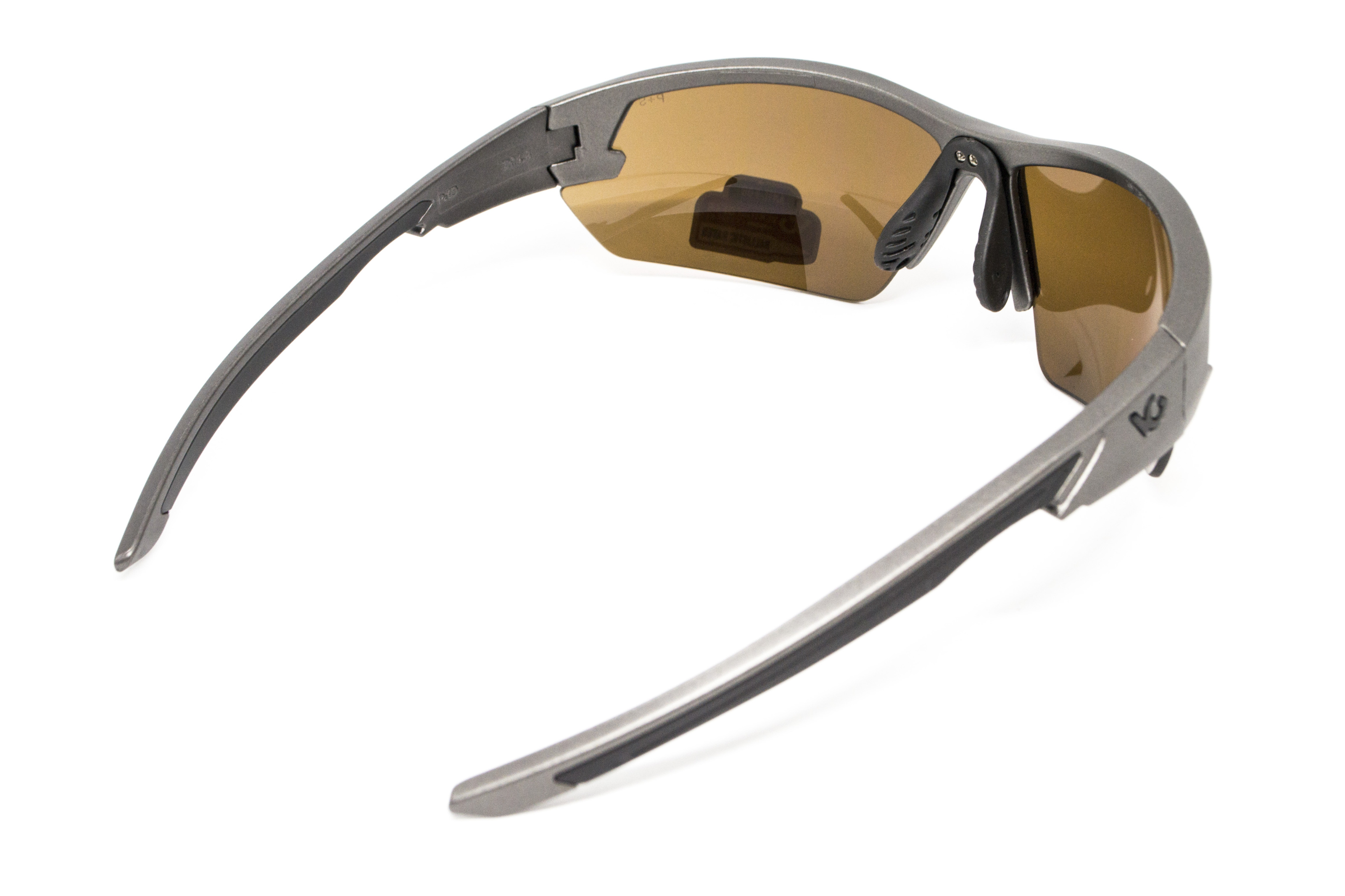 Защитные очки Venture Gear Tactical Semtex 2.0 Gun Metal (bronze) Anti-Fog, коричневые в оправе цвета "тёмный металлик" — фото 2