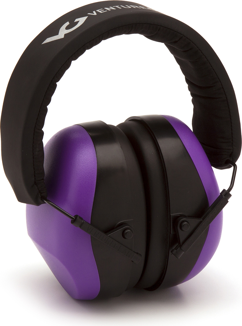 Наушники противошумные защитные Venture Gear VGPM8065C (защита слуха SNR 26 дБ, беруши в комплете), фиолетовые — фото 7