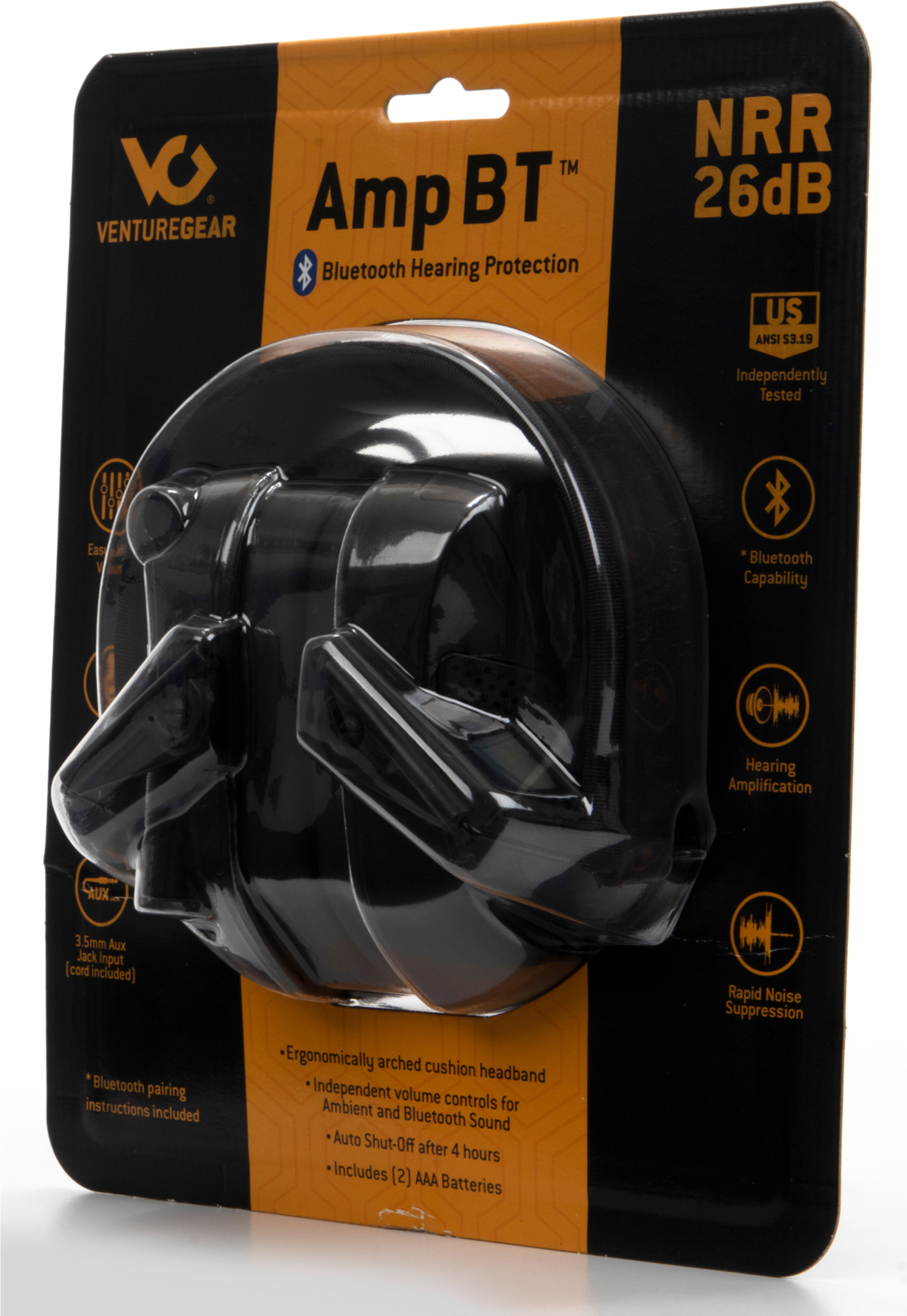 Активные наушники противошумные защитные Venture Gear AMP NRR 26dB з Bluetooth (песочные) — фото 6