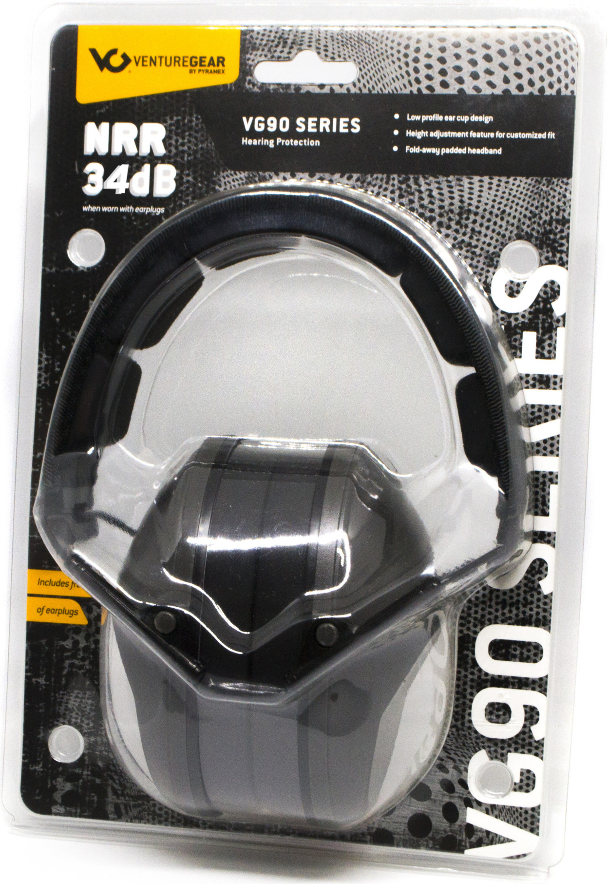 Наушники защитные Venture Gear VGPM9022C (защита NRR 24 dB), оливковые + беруши в комплекте — фото 5
