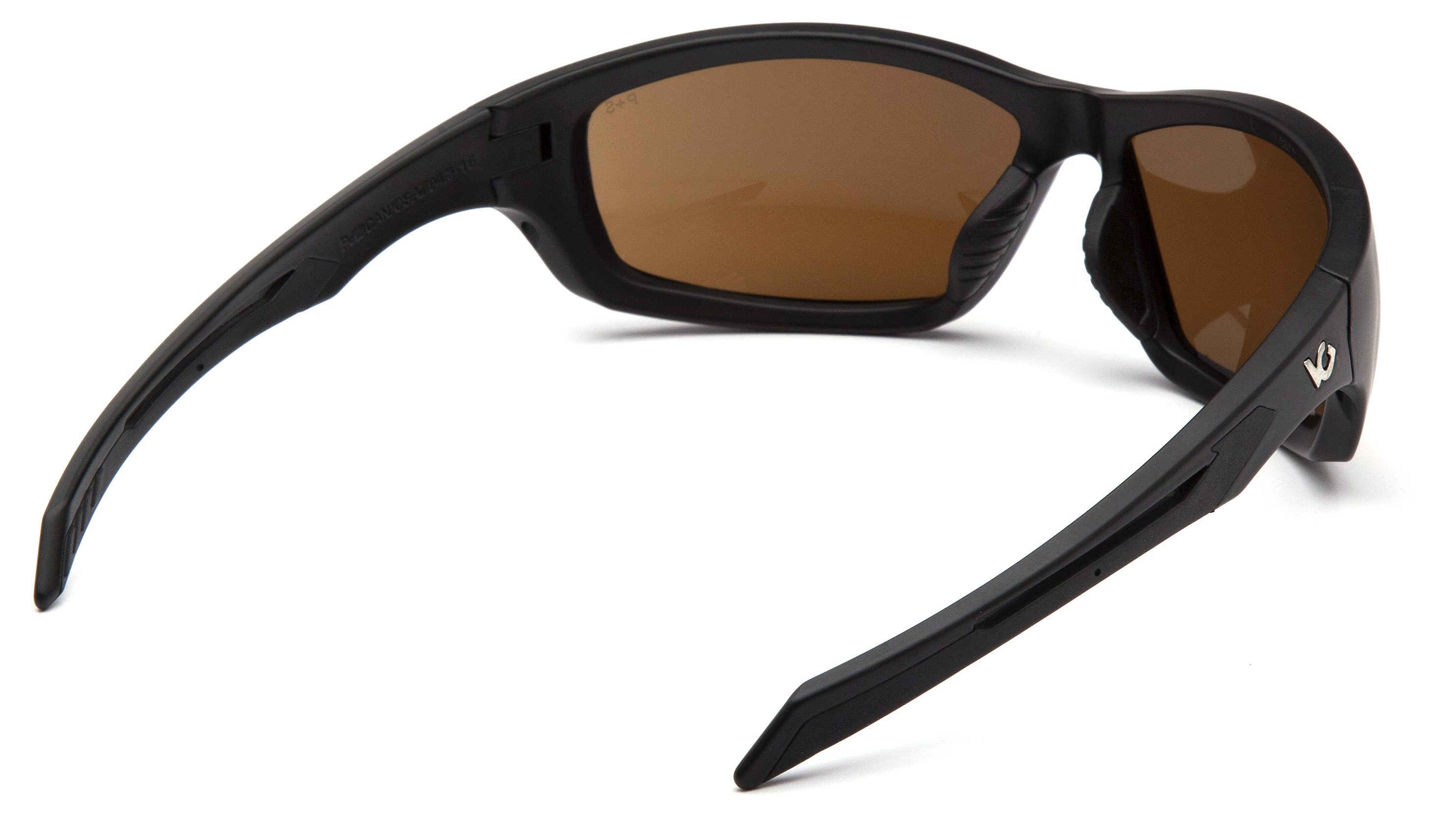 Защитные очки Venture Gear Tactical Howitzer Black (bronze) Anti-Fog, коричневые в чорной оправе — фото 2