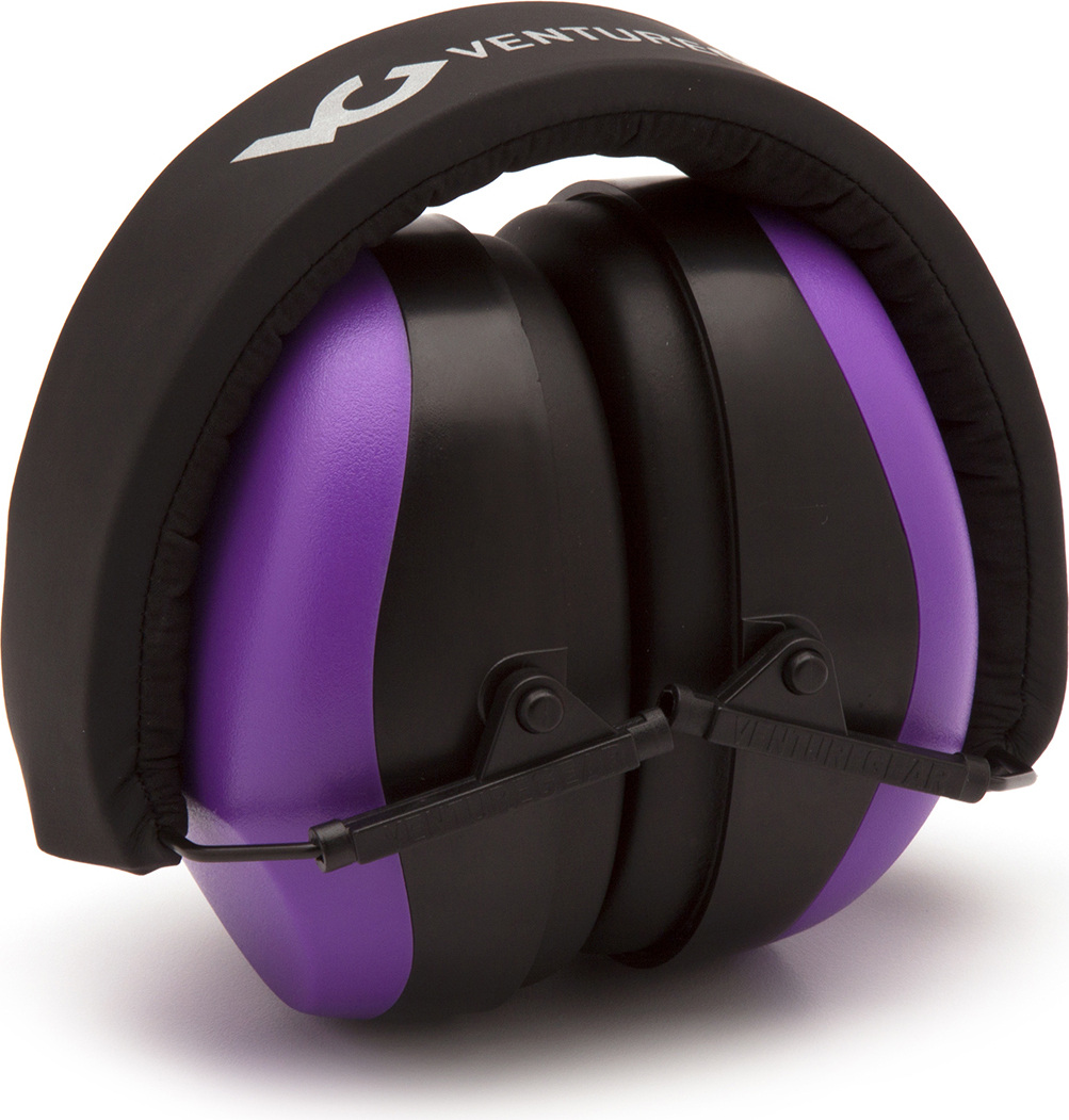Наушники противошумные защитные Venture Gear VGPM8065C (защита слуха SNR 26 дБ, беруши в комплете), фиолетовые — фото 6