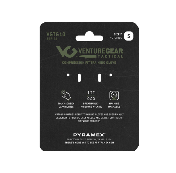 Тактические перчатки Venture Gear Tactical VGTG10 Compression Fit, черные, размер XL (10) — фото 6