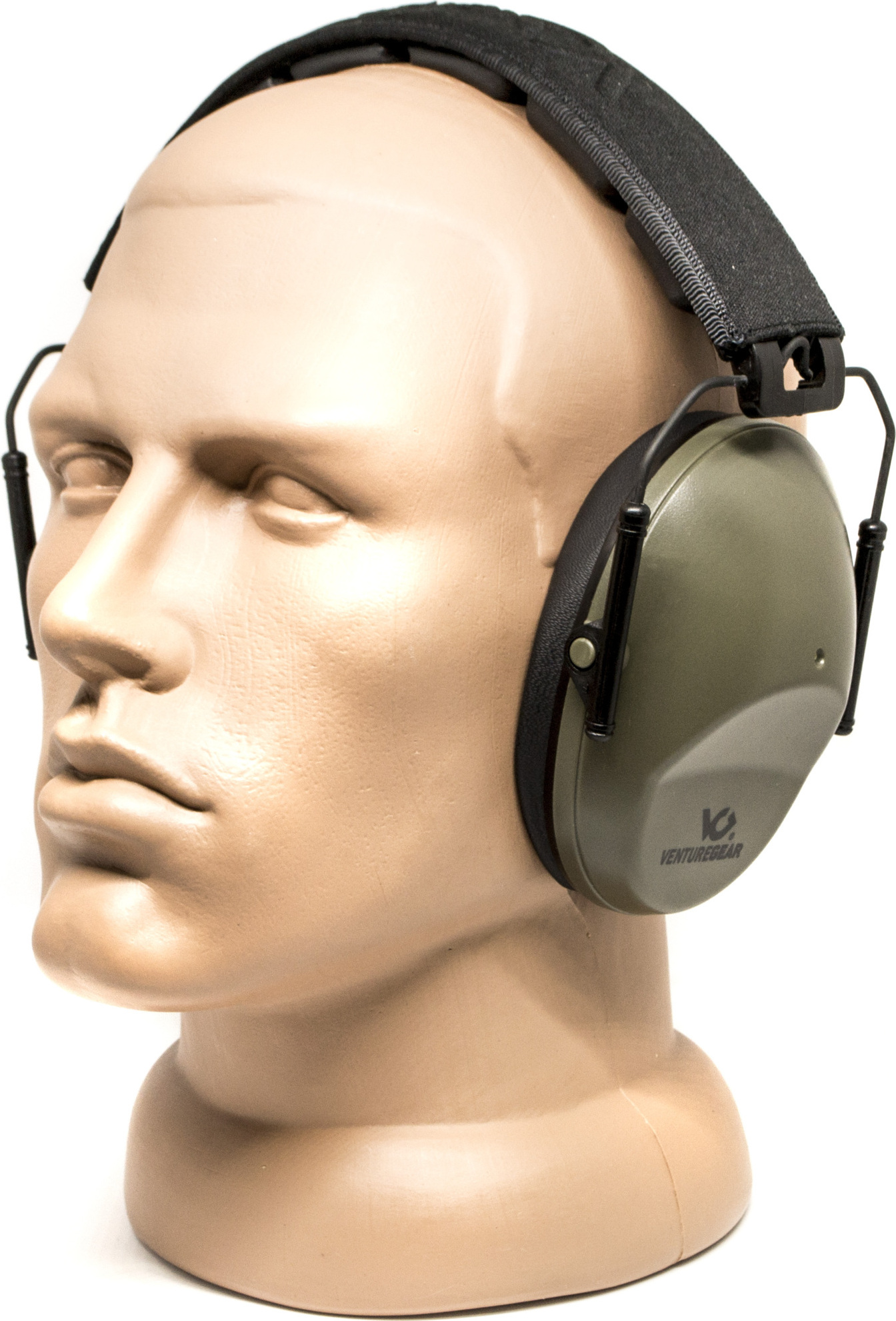 Наушники защитные Venture Gear VGPM9022C (защита NRR 24 dB), оливковые + беруши в комплекте — фото 7