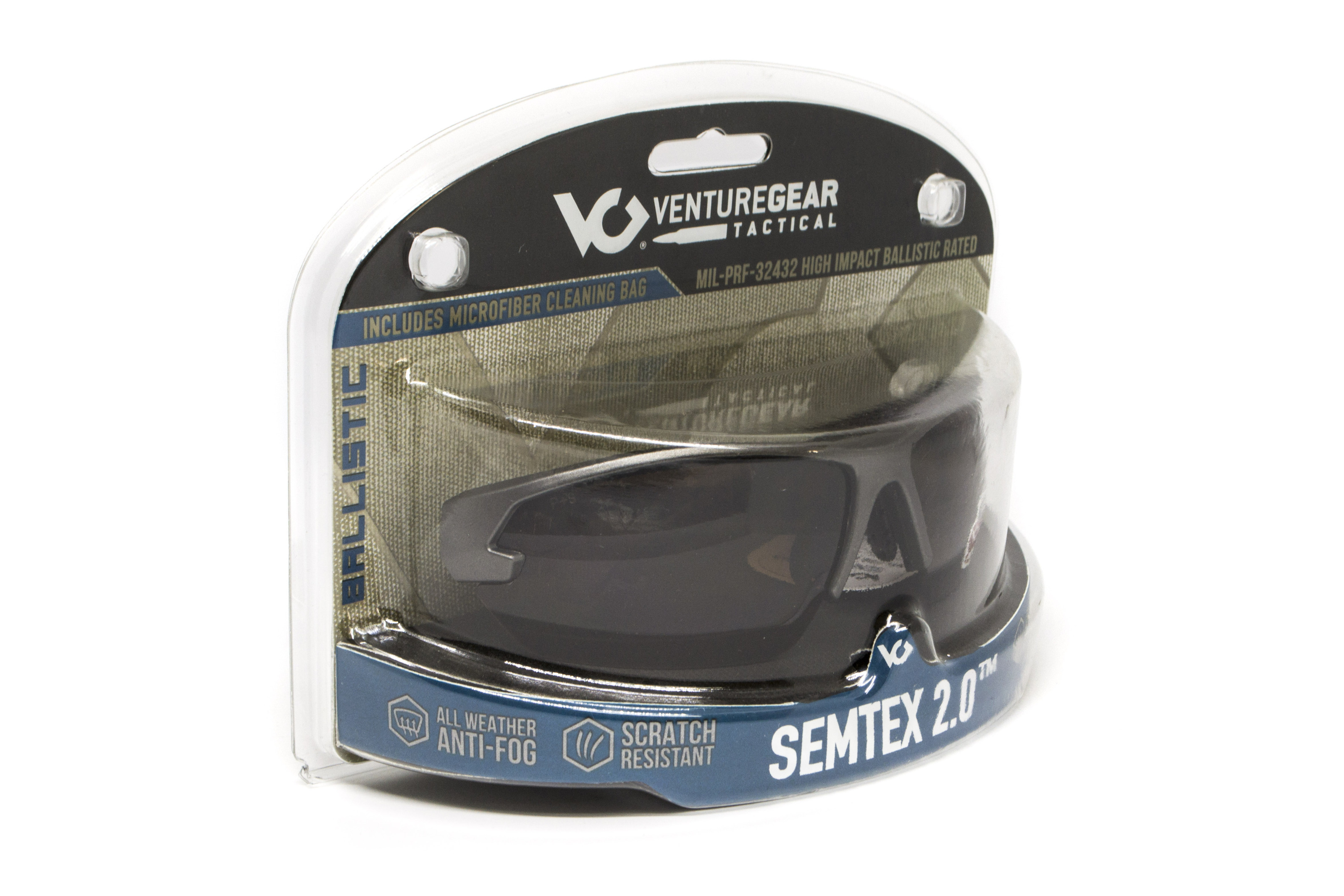 Защитные очки Venture Gear Tactical Semtex 2.0 Gun Metal (bronze) Anti-Fog, коричневые в оправе цвета "тёмный металлик" — фото 8