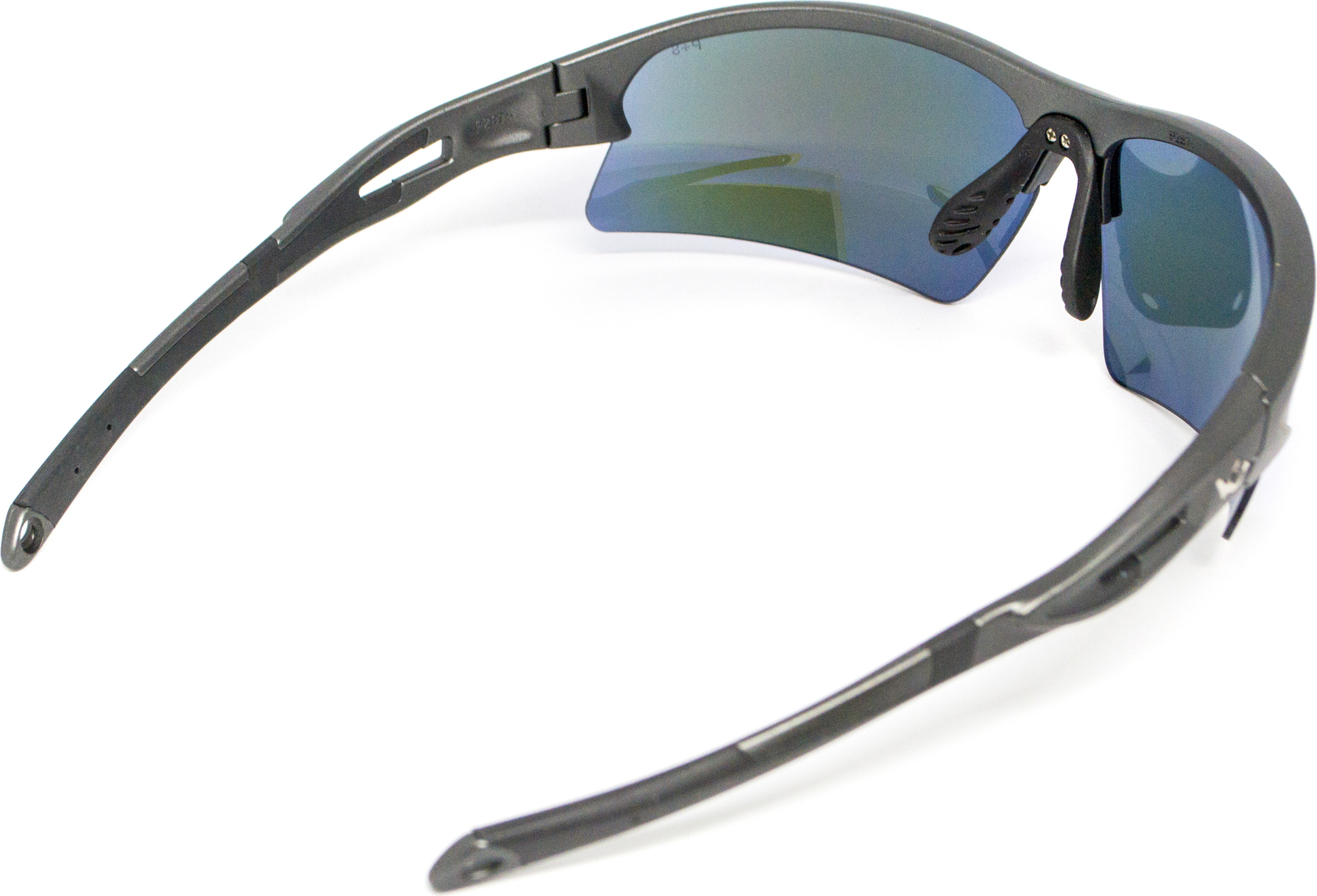 Очки защитные открытые Venture Gear MontEagle GunMetal (ice blue mirror) Anti-Fog, синие зеркальные — фото 6
