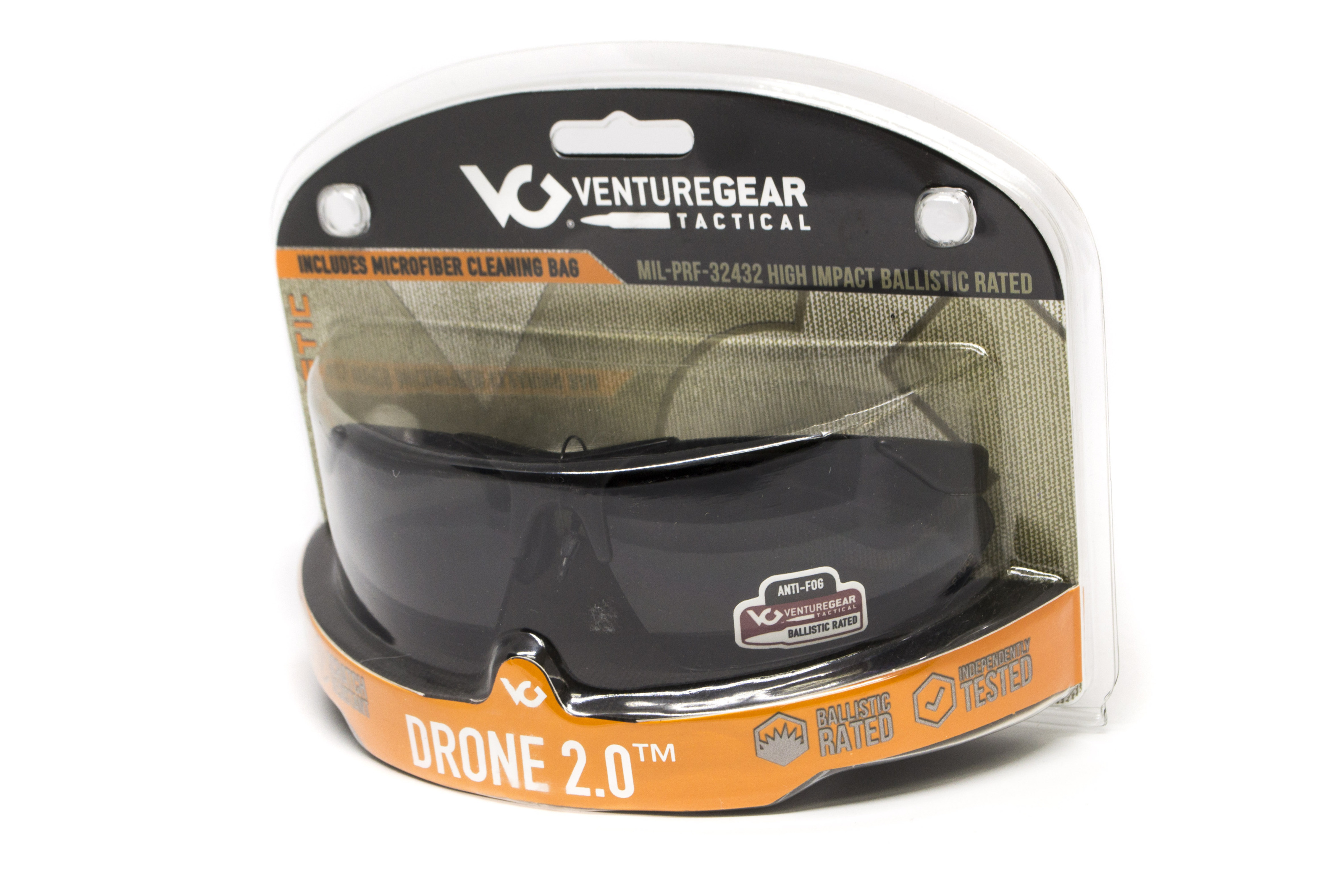 Защитные очки Venture Gear Tactical Drone 2.0 Green (clear) Anti-Fog, прозрачные в зелёной оправе — фото 5